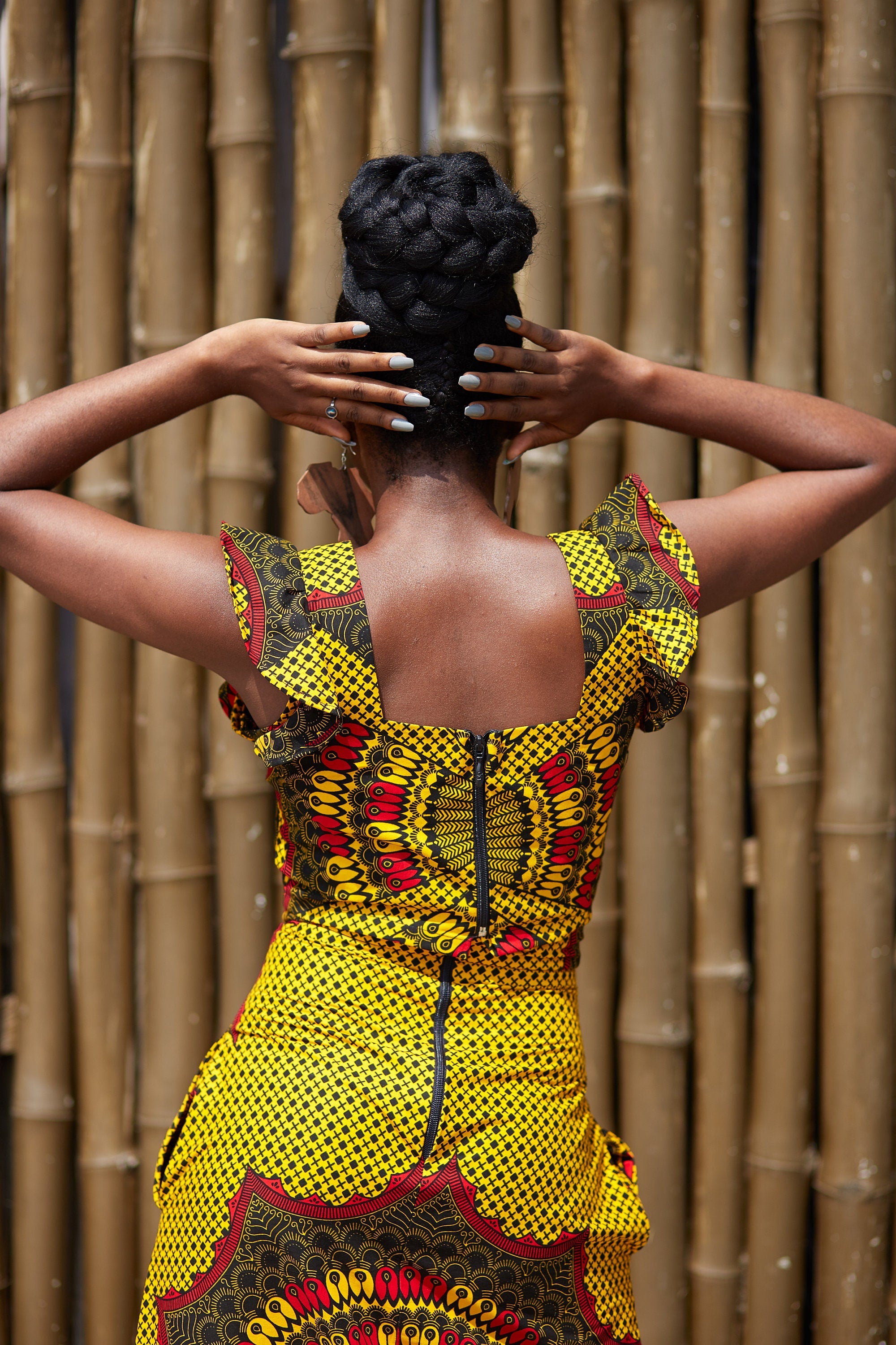 ADAEZE Ankara Crop Top — women's African print clothing by Naborhi