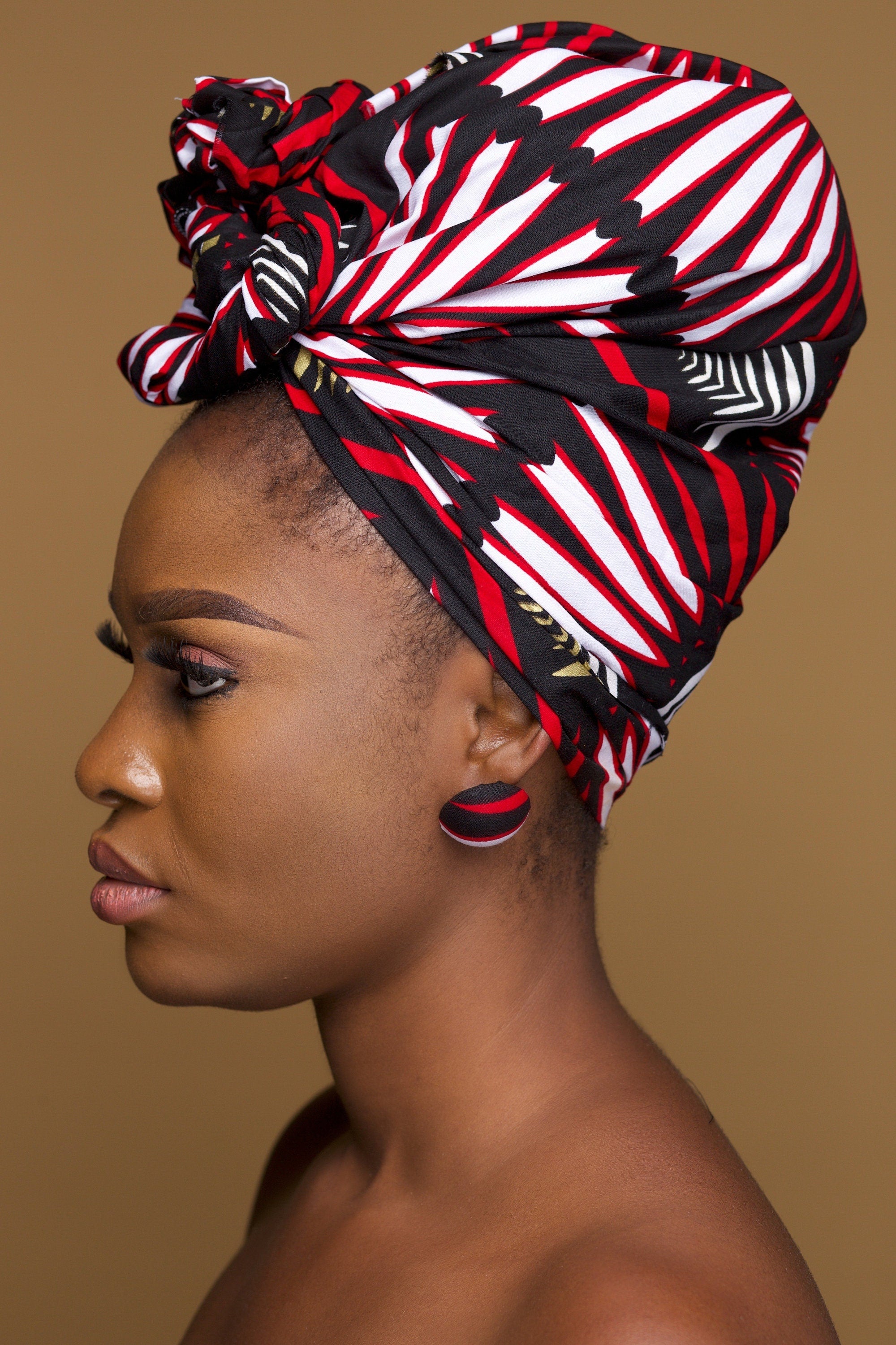 SONARI Ankara Head Wrap — African print head wrap by Naborhi