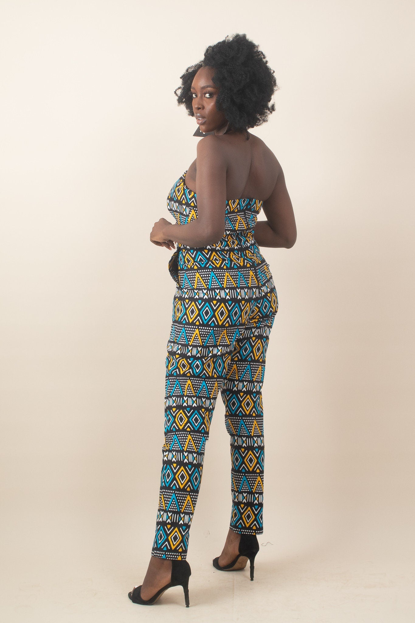 NABIL Ankara Jumpsuit — made to order African print jumpsuit | Naborhi