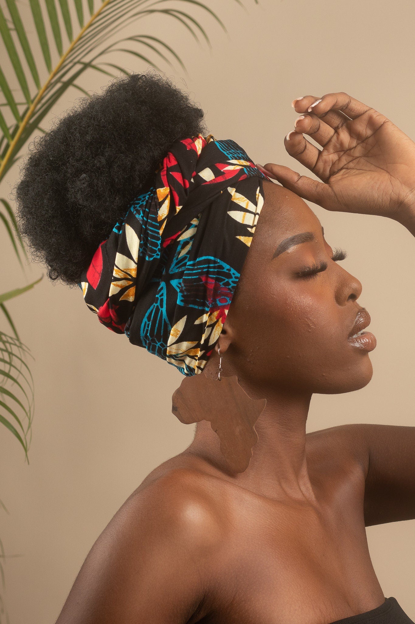 ESOSA Ankara Head Wrap — African print fashion by Naborhi