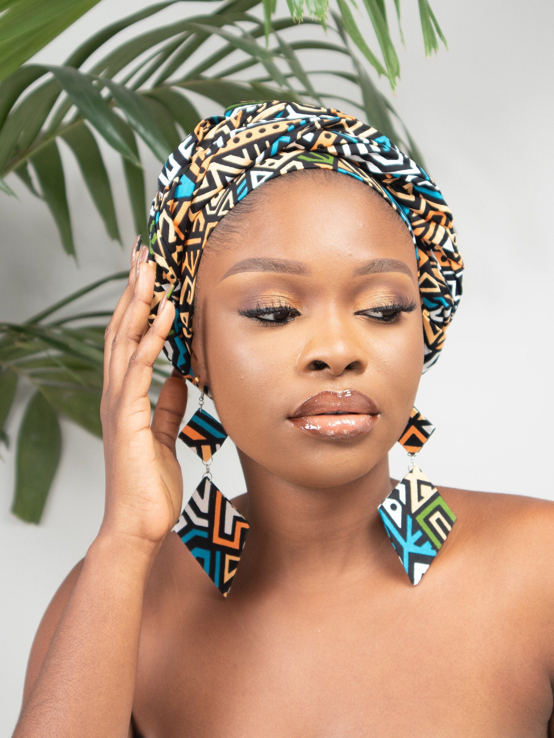 JELANI Ankara Head Wrap — African print fashion by Naborhi