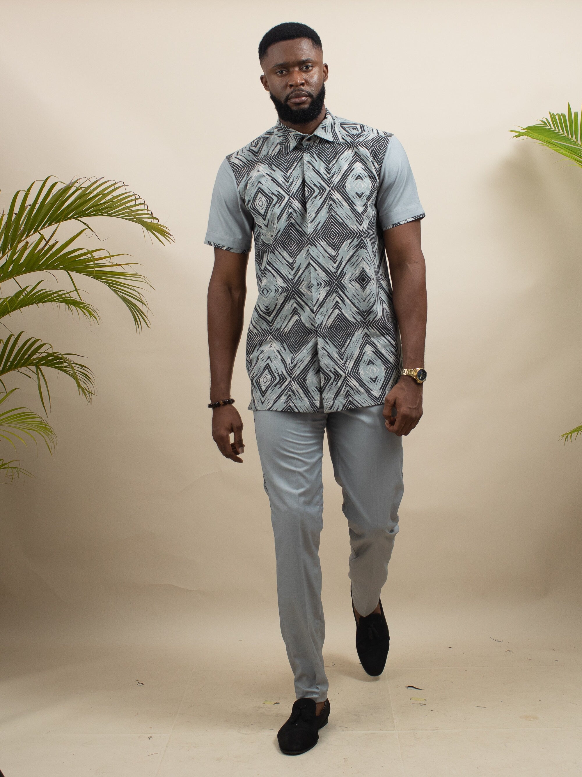 EKIO Ankara Senator Suit — men's African print clothing by Naborhi