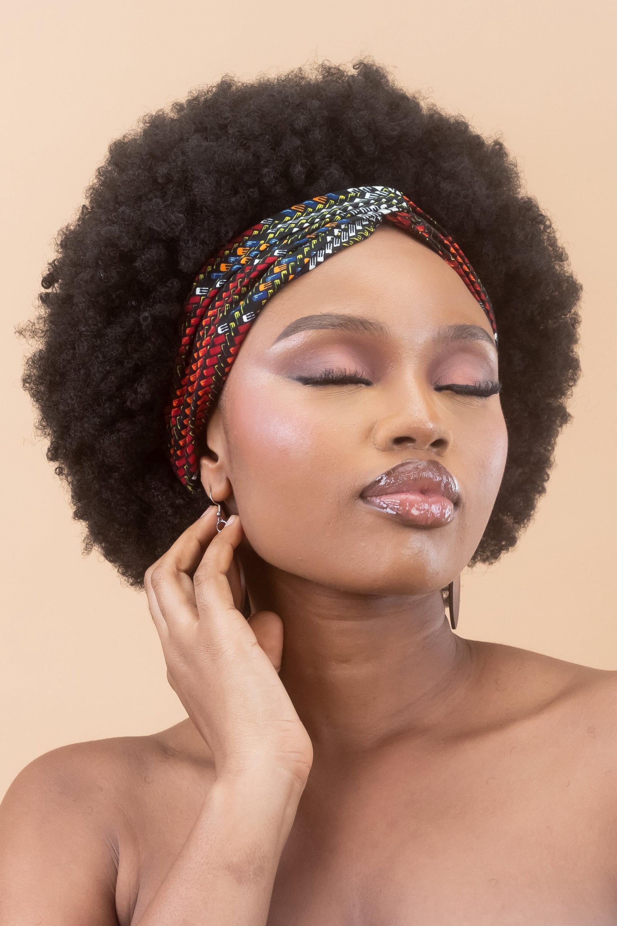 DELE Ankara Twist Headband — African print headband by Naborhi