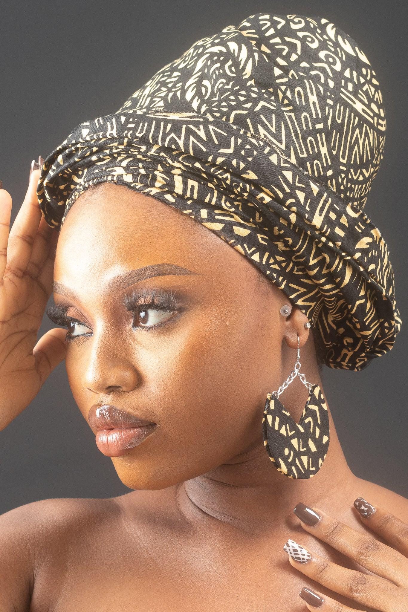 GBEMI Ankara Head Wrap — African print head wrap by Naborhi