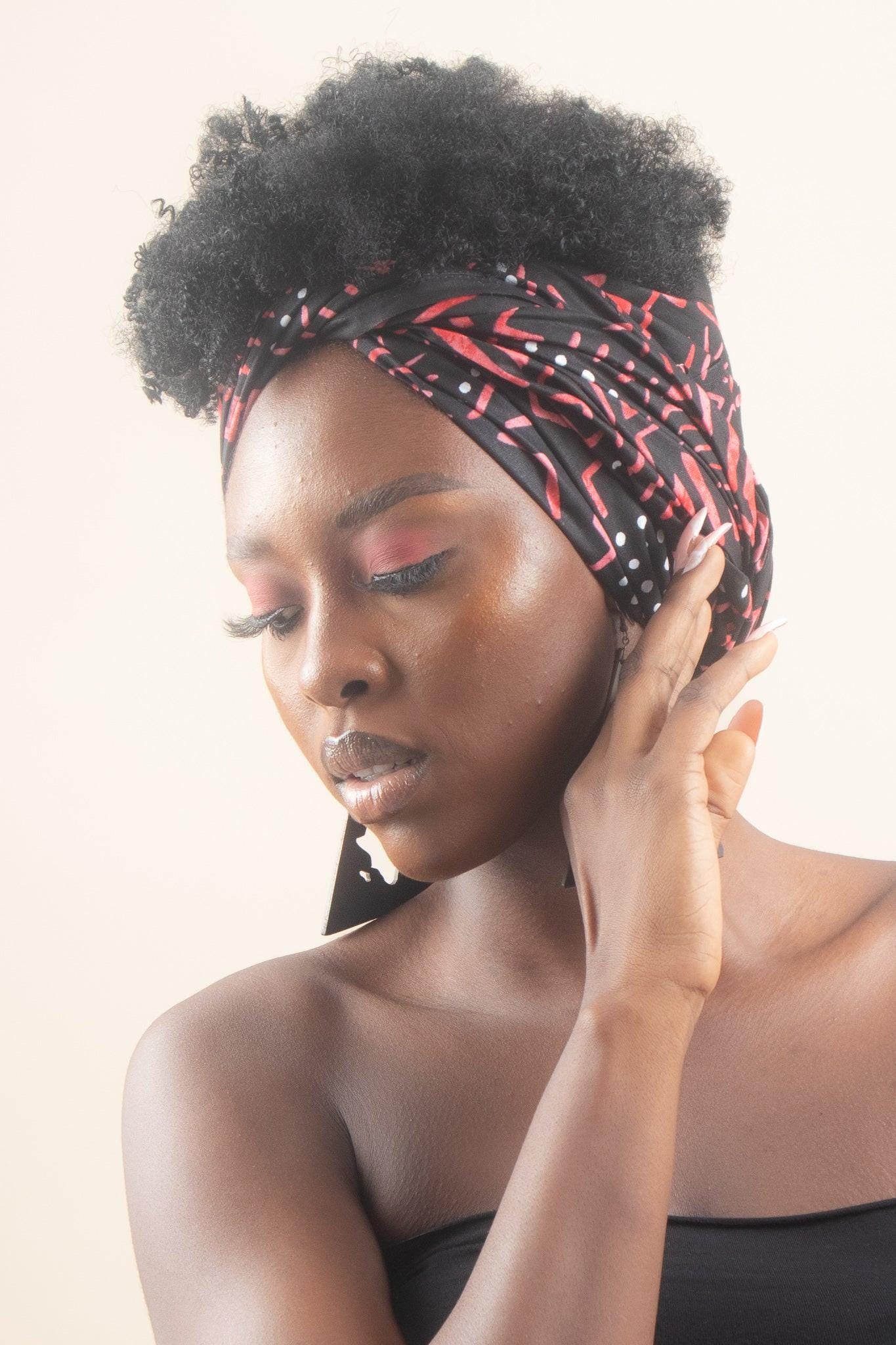 KAMARA Ankara Head Wrap — African print head wrap by Naborhi