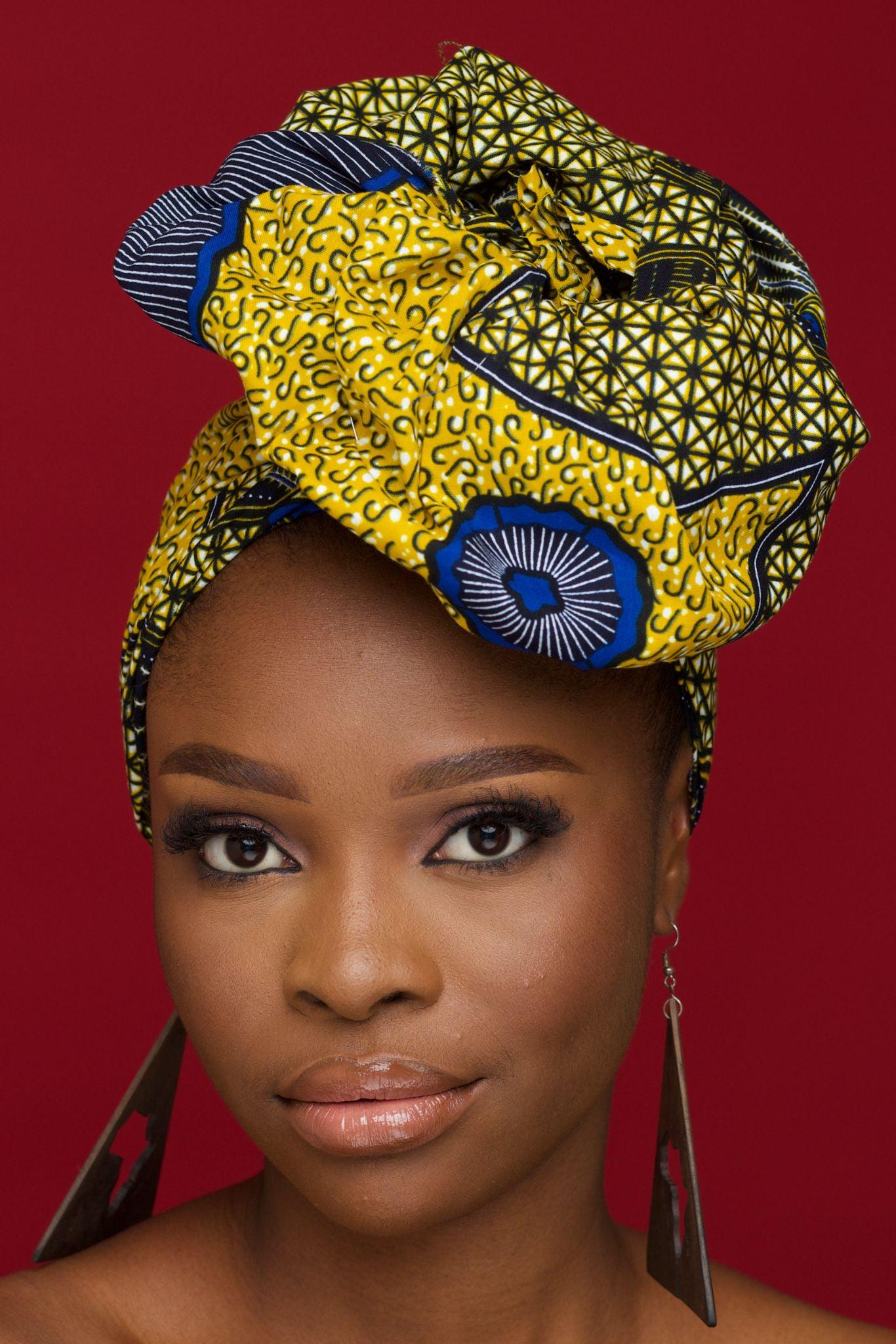 KETA Ankara Head Wrap — African print head wrap by Naborhi
