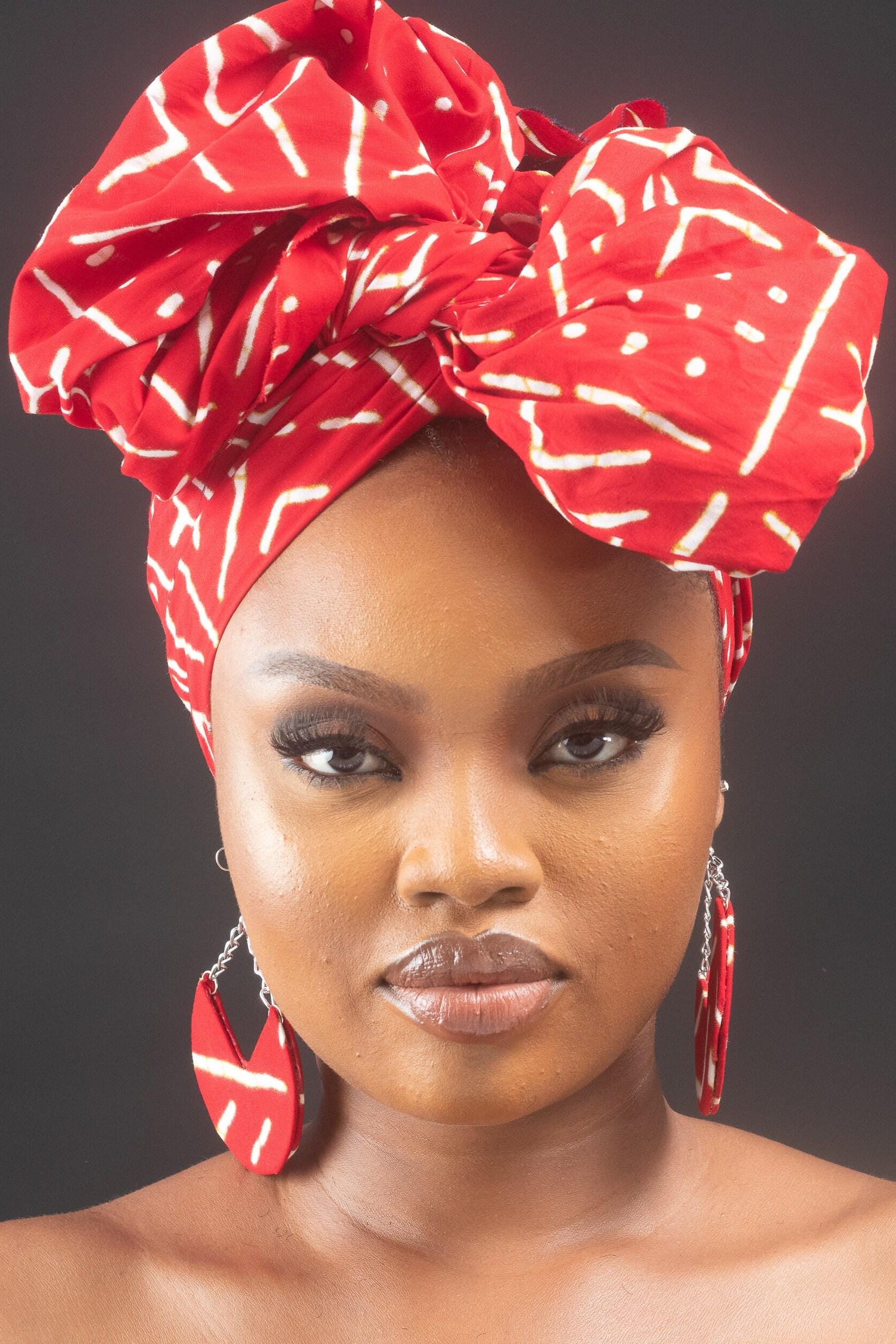 KACHI Ankara Head Wrap — African print head wrap by Naborhi