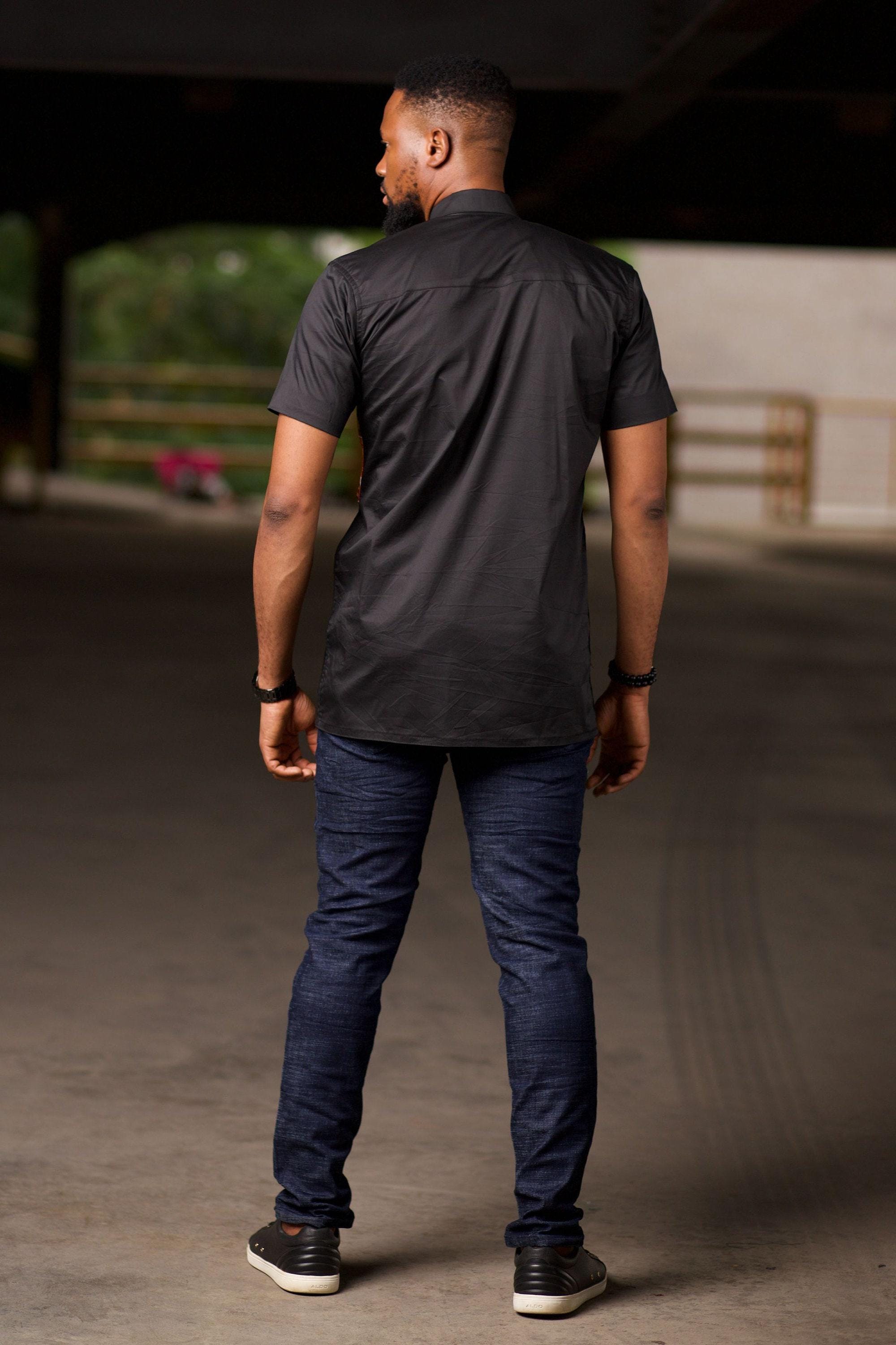 KWABENA Kente Shirt — men's African print clothing by Naborhi