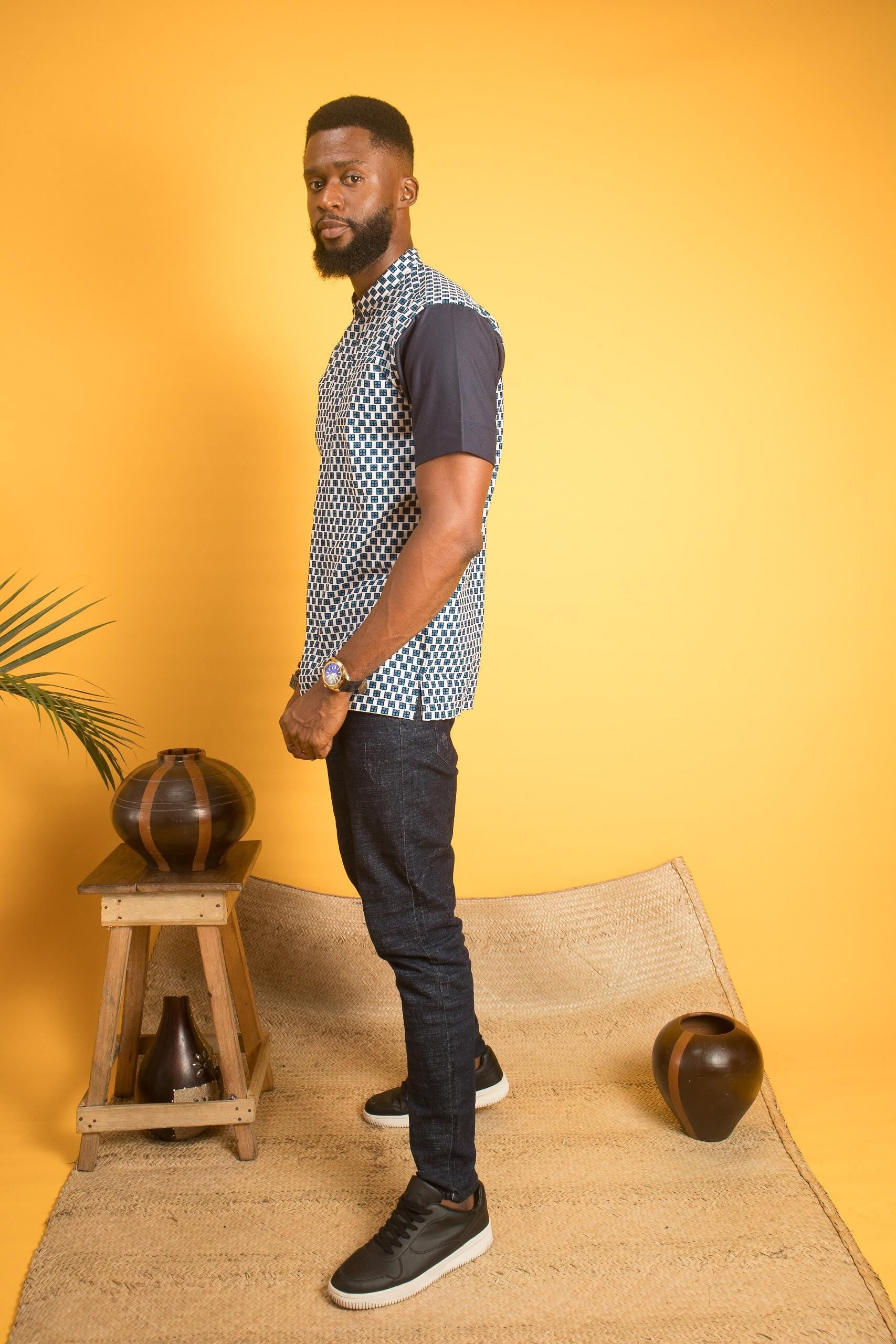 ADISSA Ankara Shirt — men's African print clothing by Naborhi