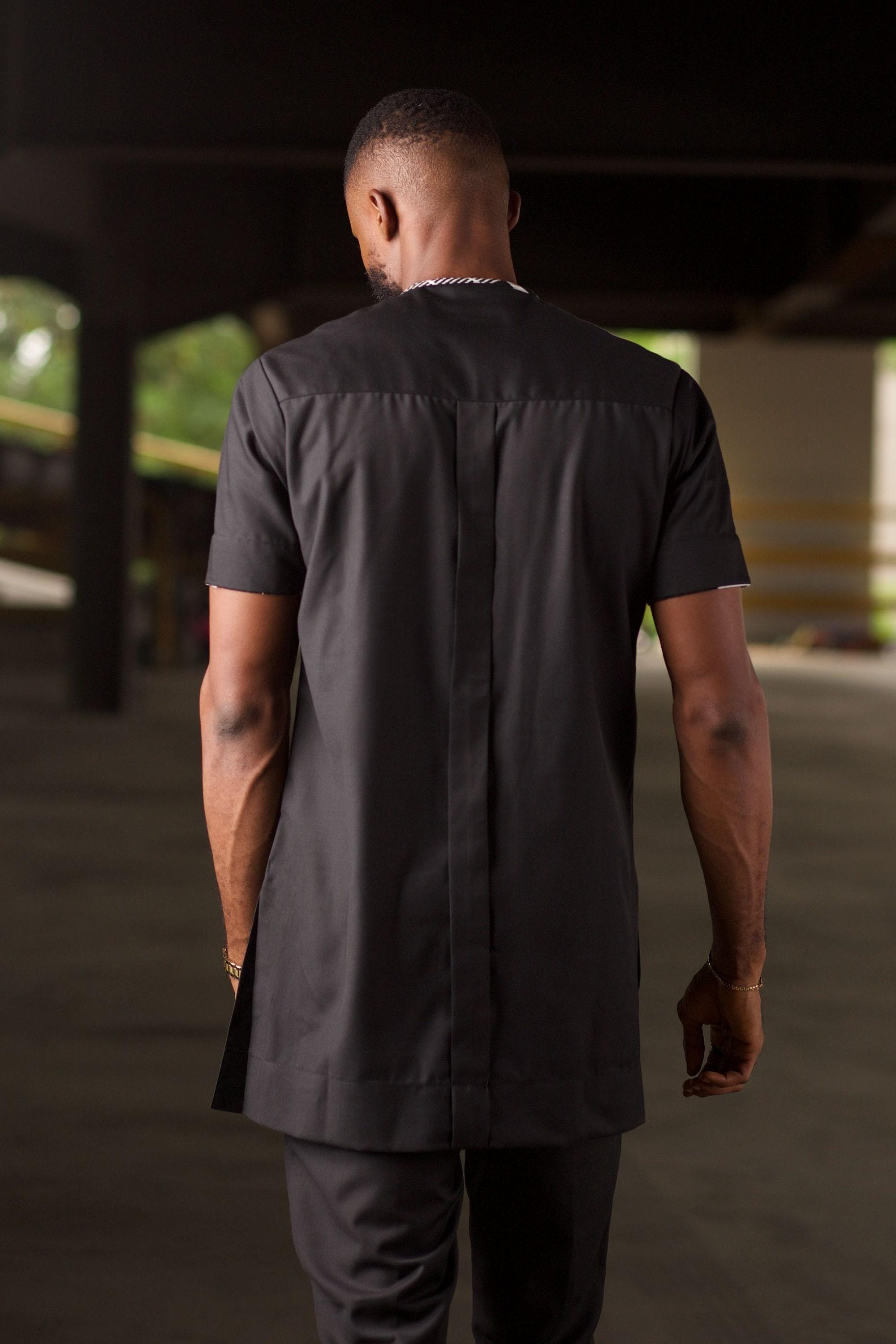 KASIMMA Kente Senator Shirt — men's African clothing by Naborhi