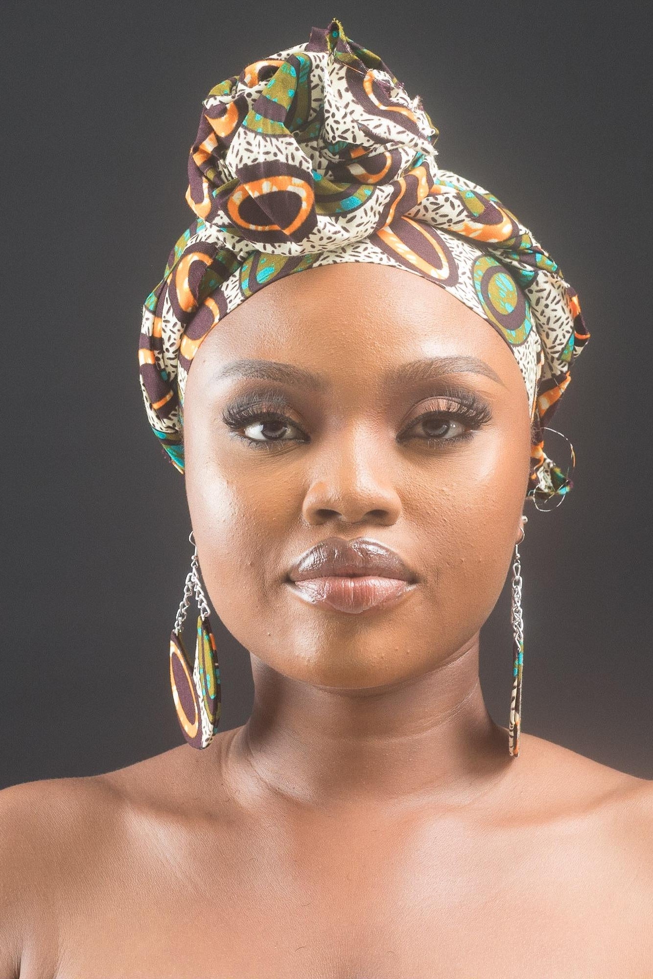 ADEBIYI Ankara Head Wrap — African print head wrap by Naborhi