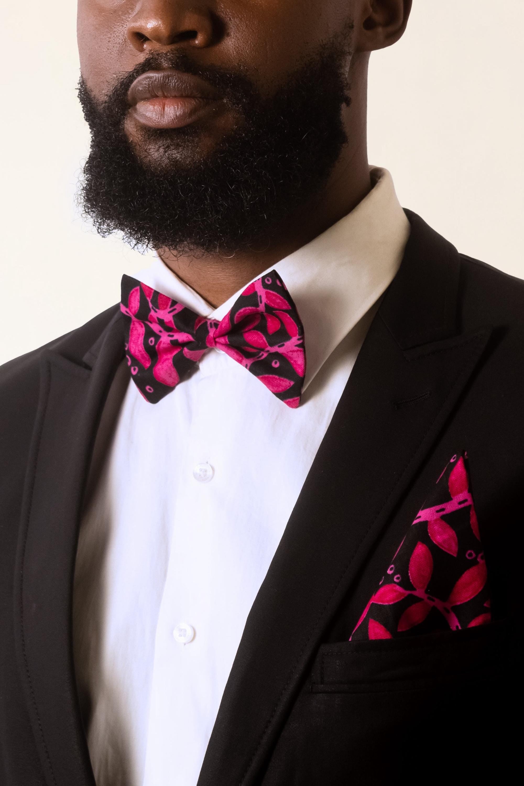 KEYAH Ankara Bow Tie — African print accessory by Naborhi