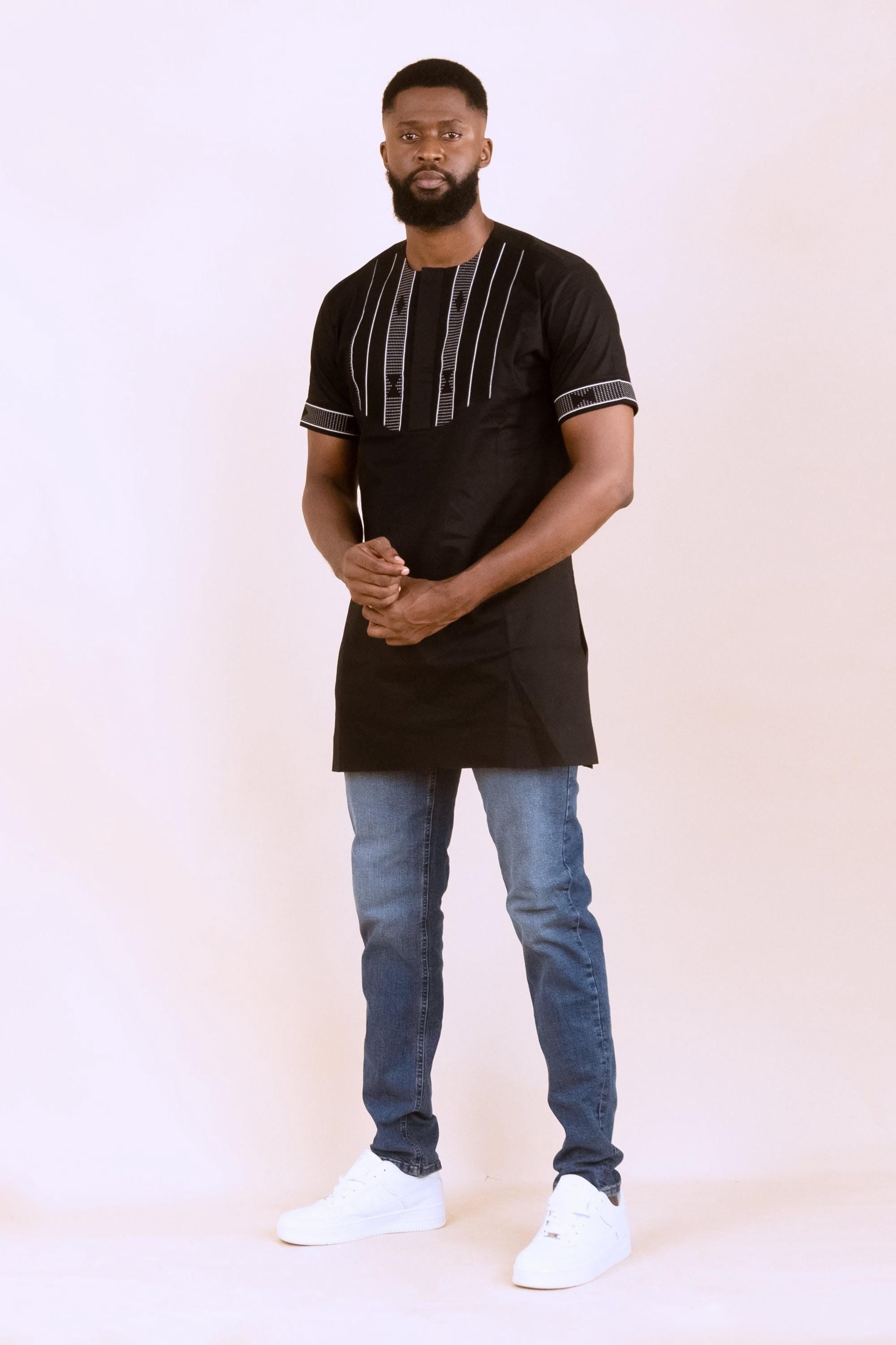 ALO Ankara Shirt — made to order African print shirt | Naborhi