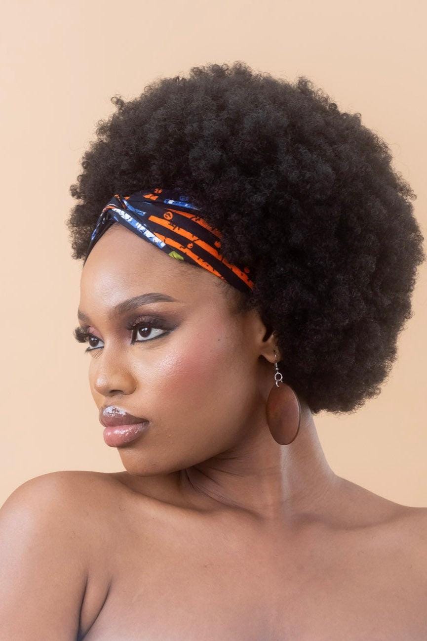 AKINA Ankara Twist Headband — made to order African print headband | Naborhi