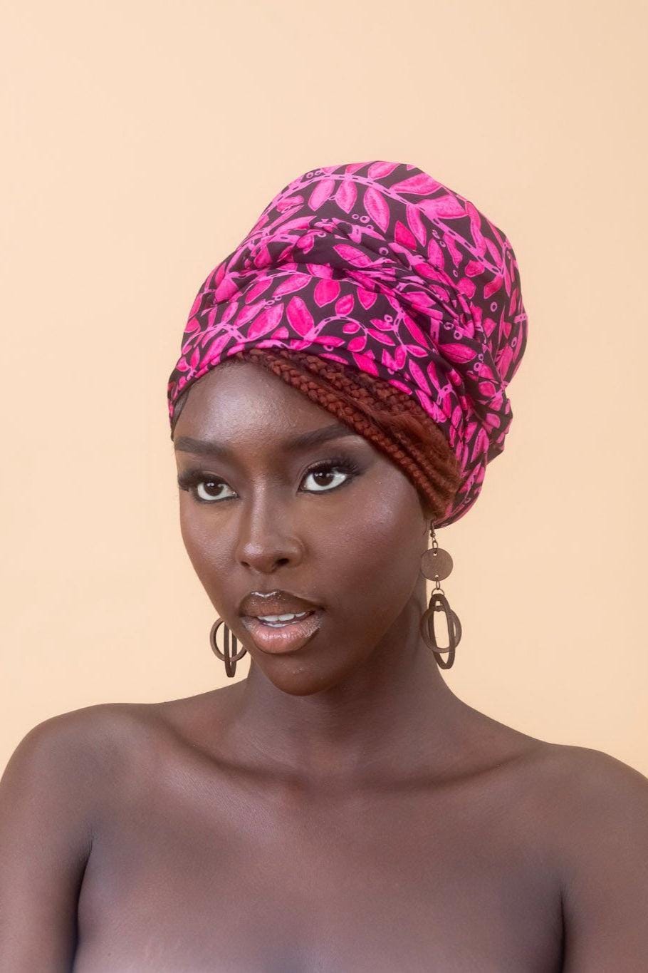 EWA Ankara Head Wrap — African print head wrap by Naborhi
