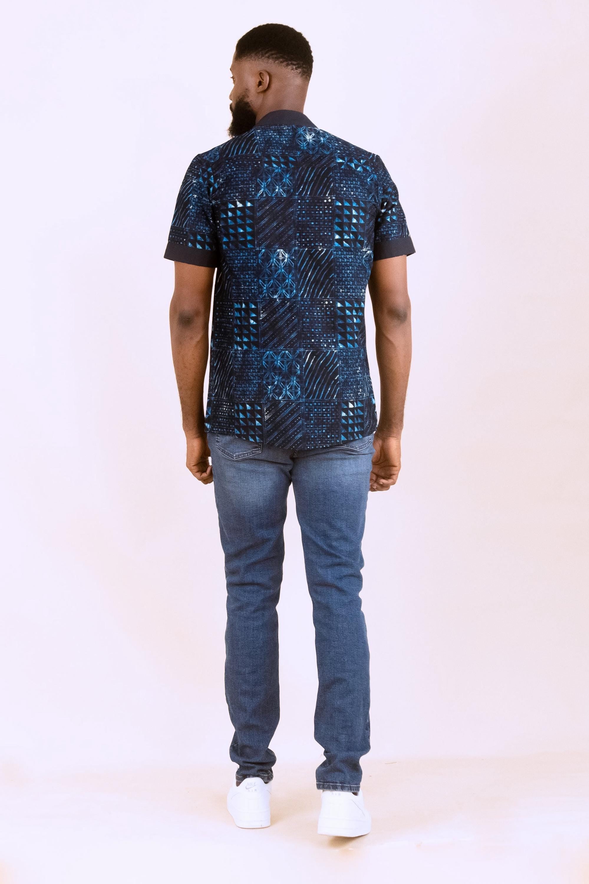 NIKO Ankara Shirt — men's African print clothing by Naborhi
