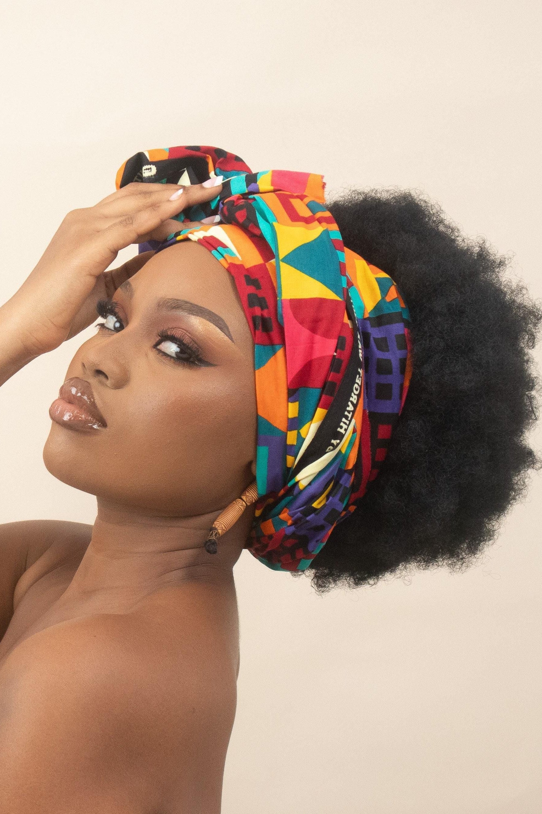 ADUWA Ankara Head Wrap — African print head wrap by Naborhi