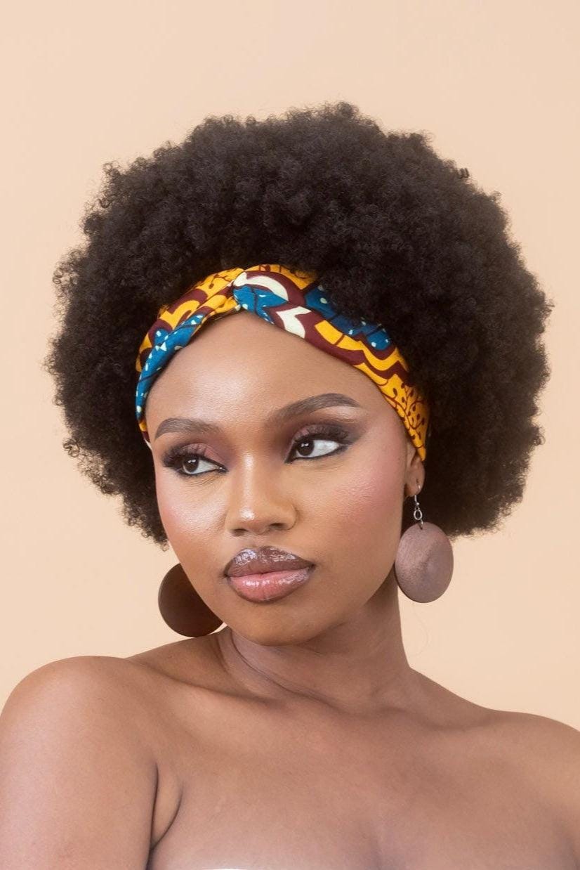 EREBI Ankara Twist Headband — African print fashion by Naborhi
