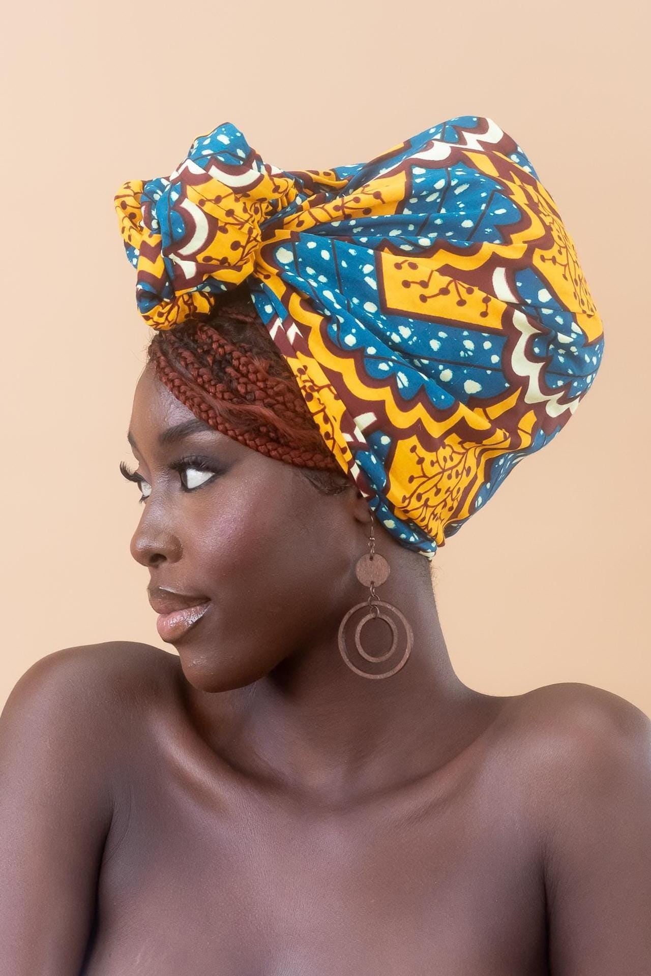 EREBI Ankara Head Wrap — African print fashion by Naborhi