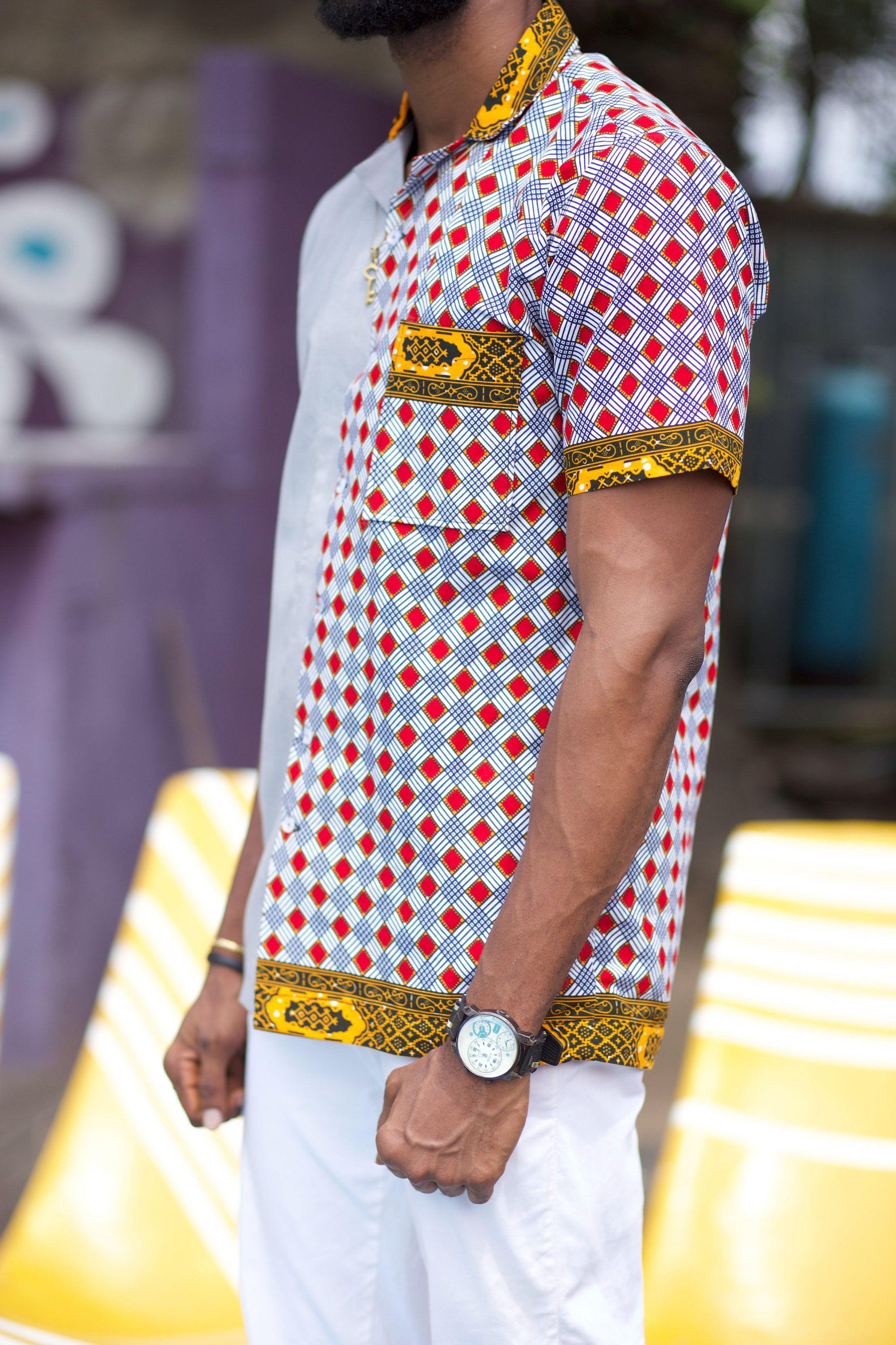 AYANDA Ankara Shirt — African print shirt by Naborhi