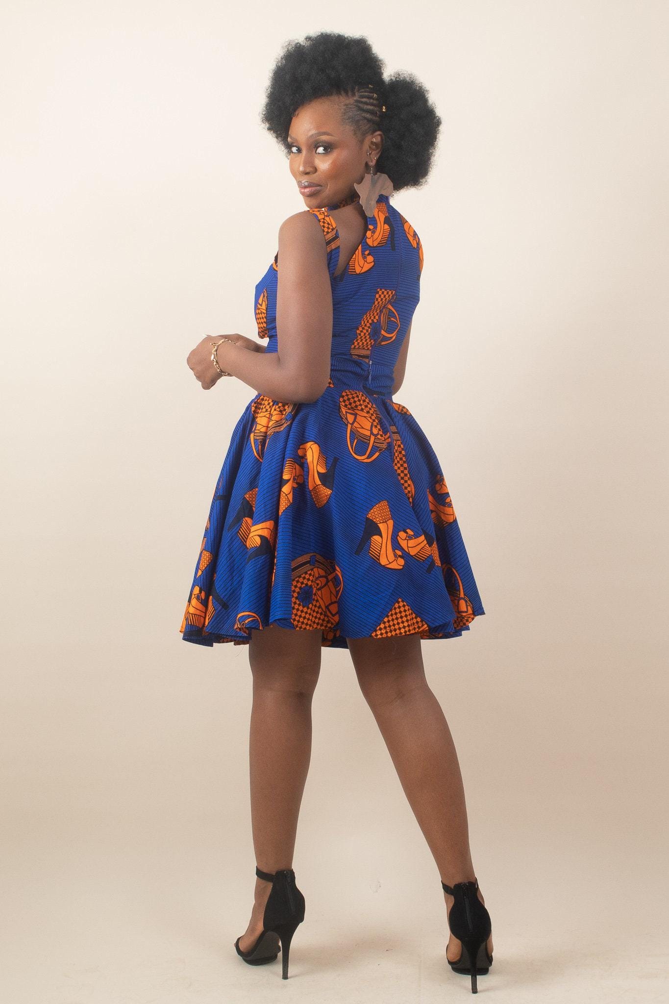 Sample: KISI Ankara Crop Top - Women (Size UK 10) — African print top by Naborhi