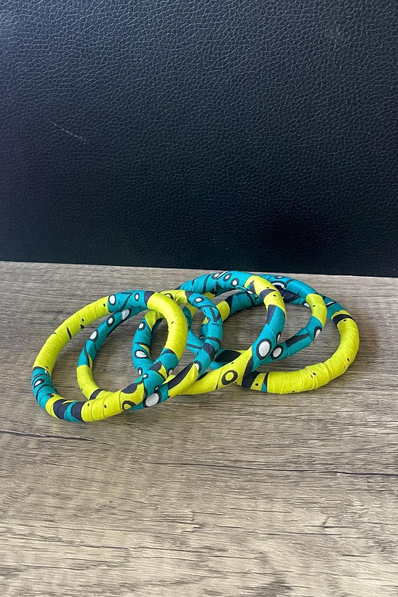 JINA Ankara Bangle Set — African print bangle by Naborhi