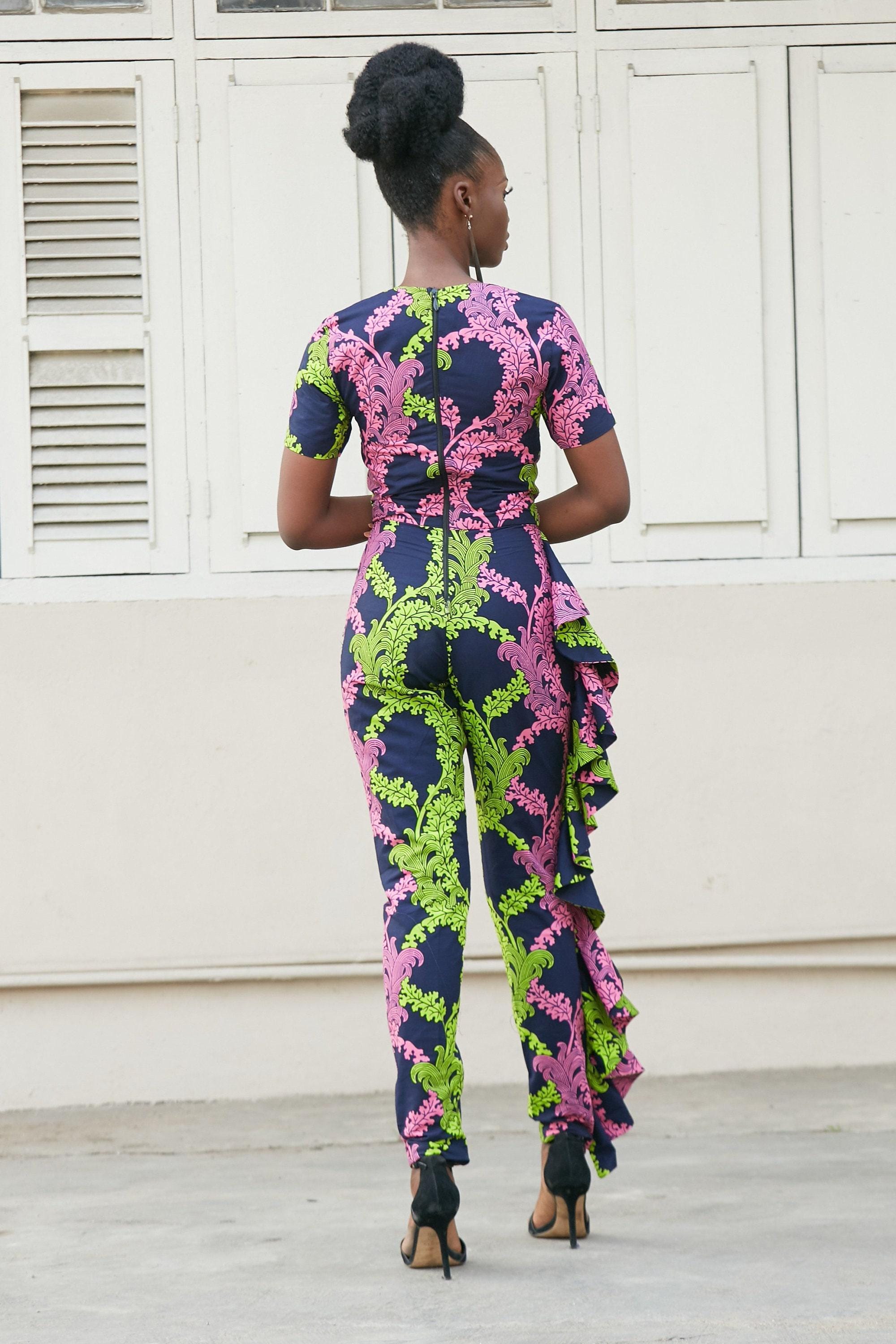 TISA Ankara Jumpsuit — made to order African print jumpsuit | Naborhi