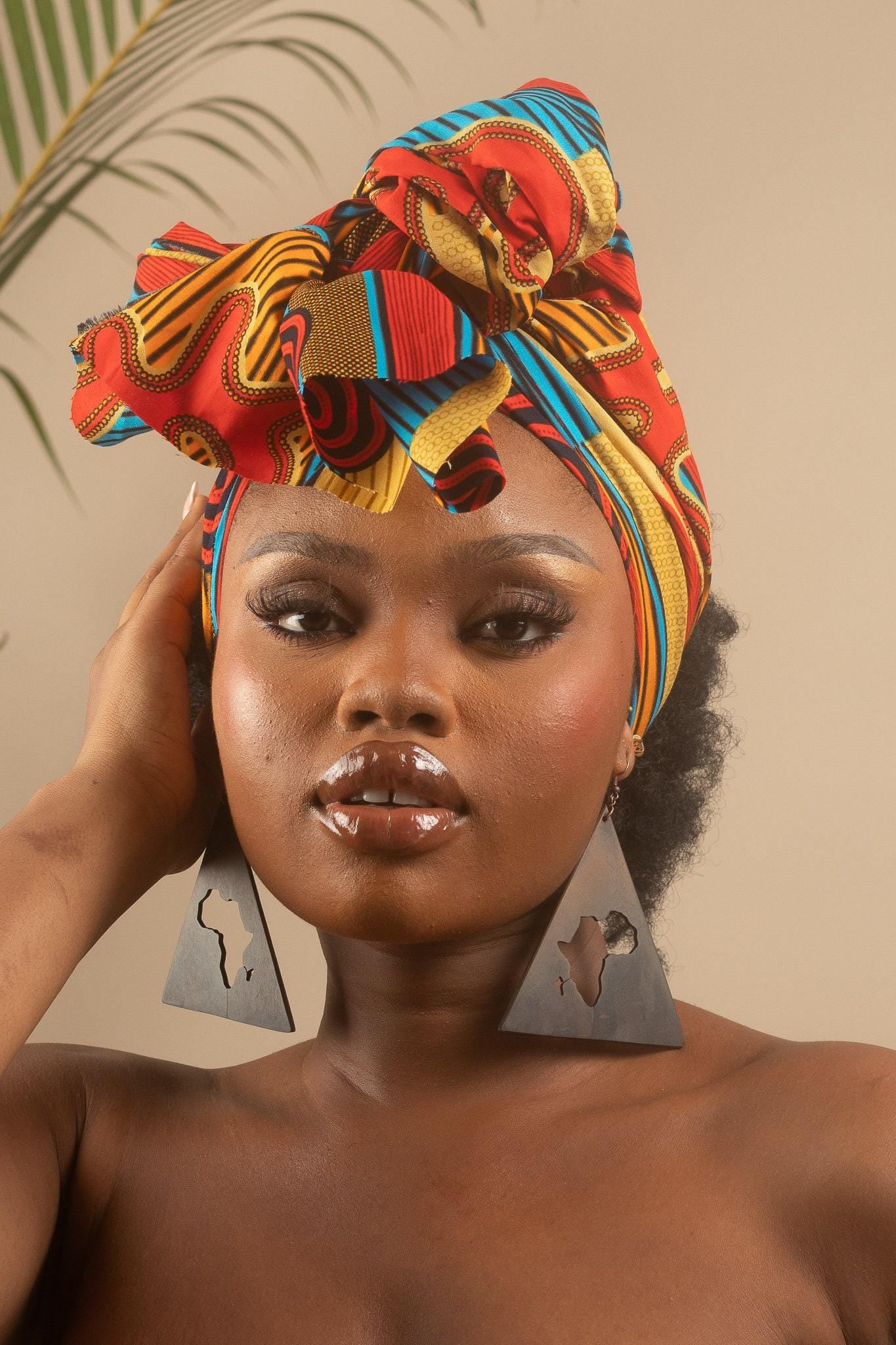 ZALIRA Ankara Head Wrap — African print head wrap by Naborhi