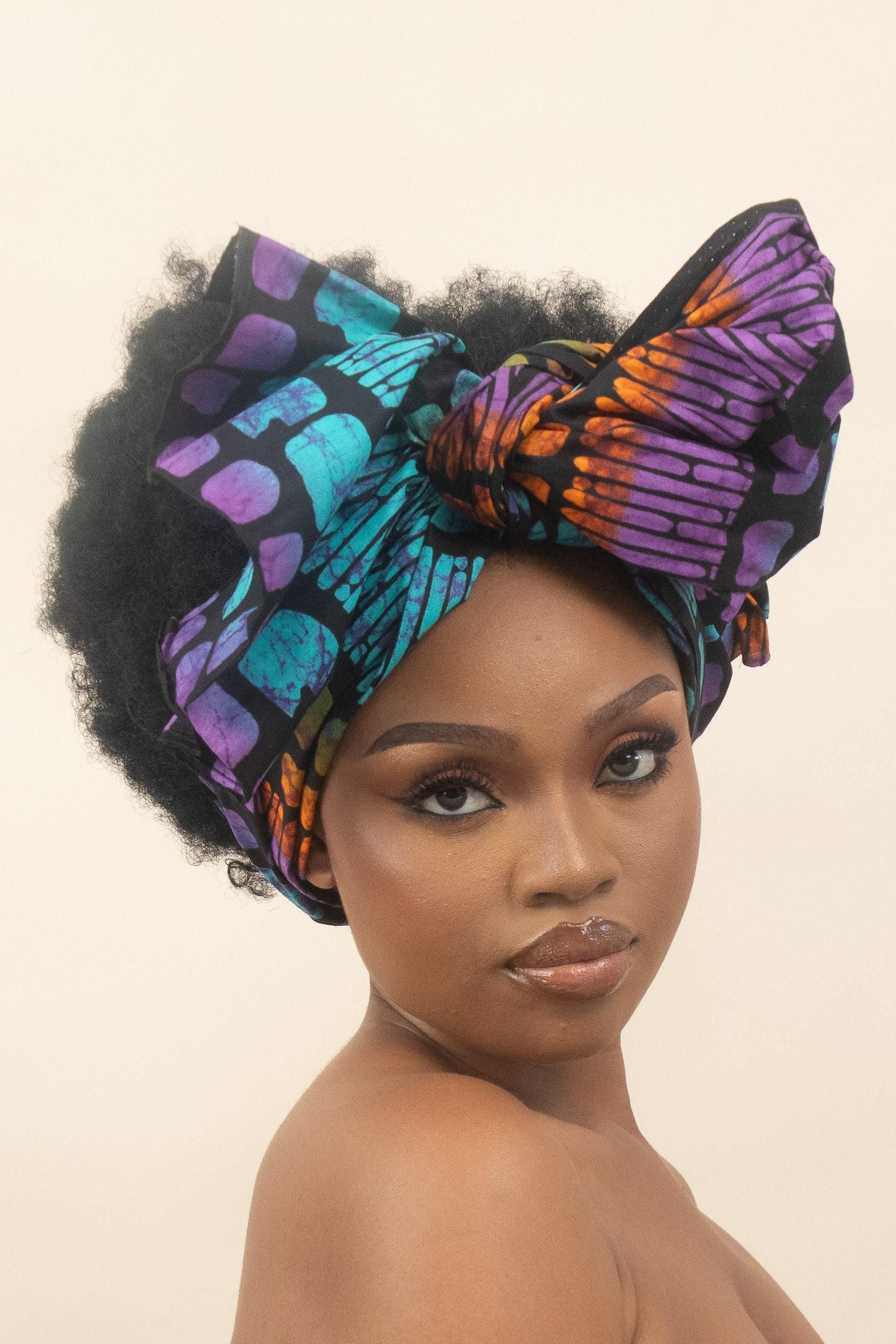 ODOSA Ankara Head Wrap — African print head wrap by Naborhi