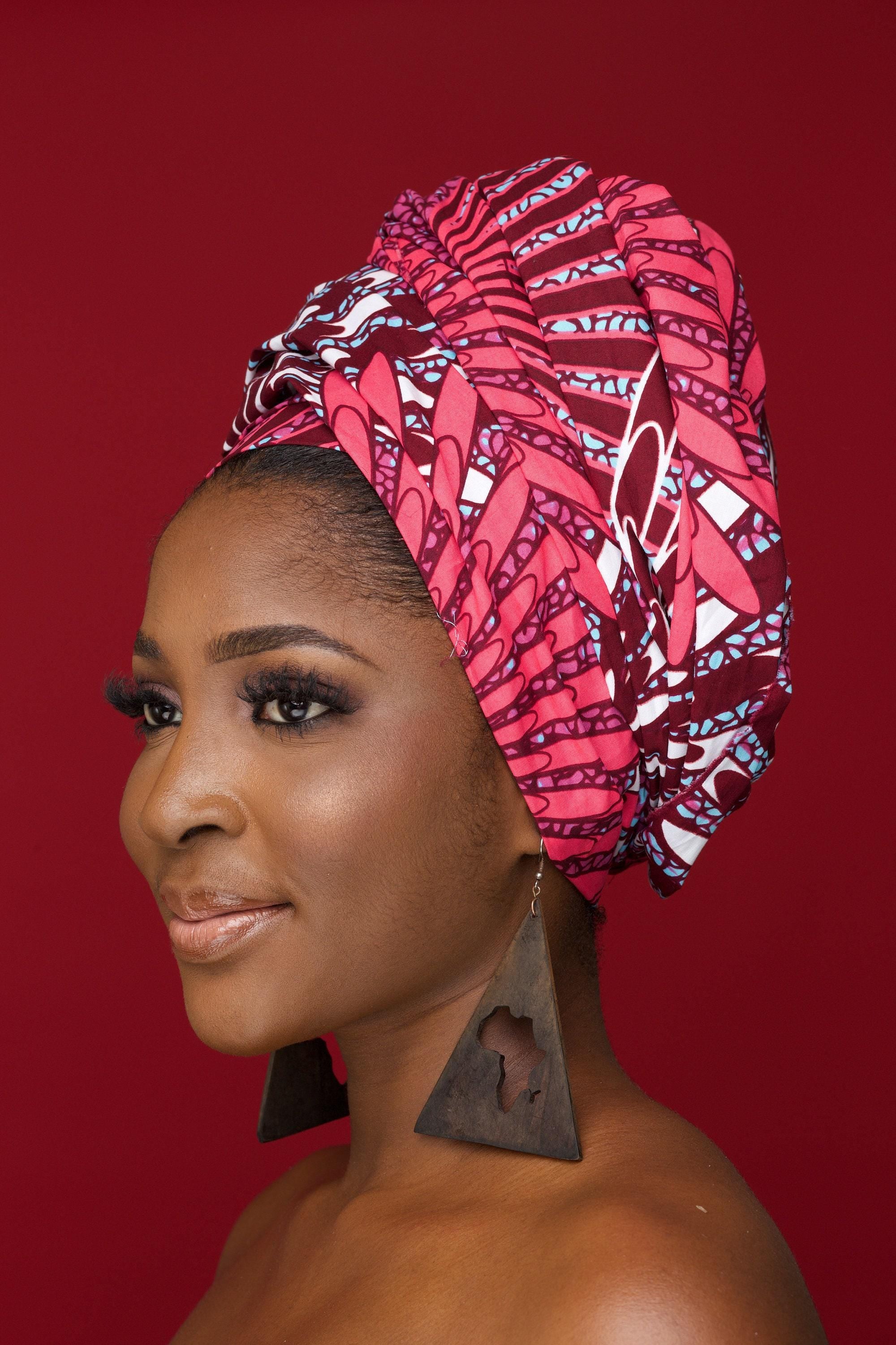 DESZIRI Ankara Head Wrap — African print fashion by Naborhi