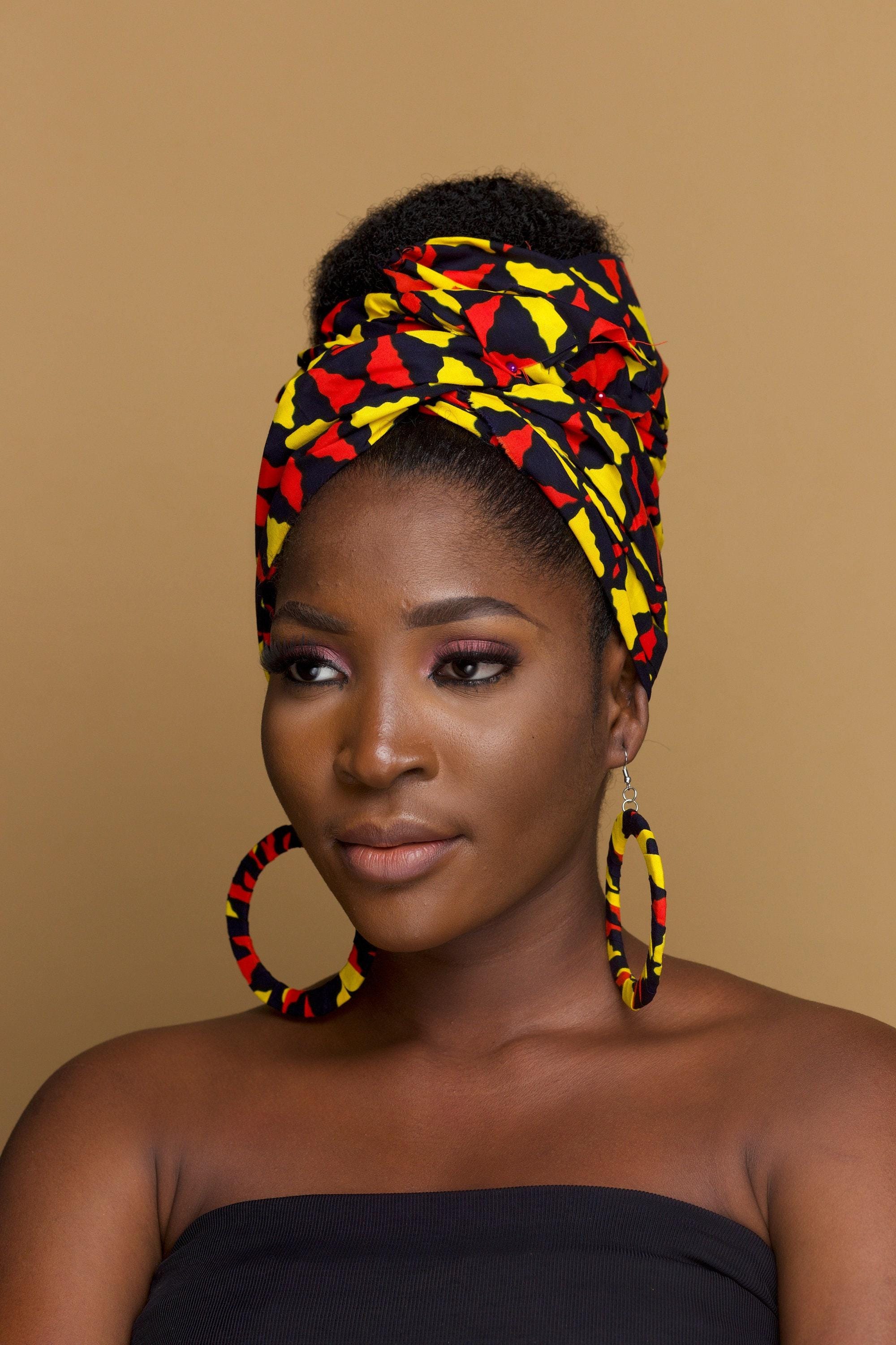 MEZIA Ankara Head Wrap — African print head wrap by Naborhi