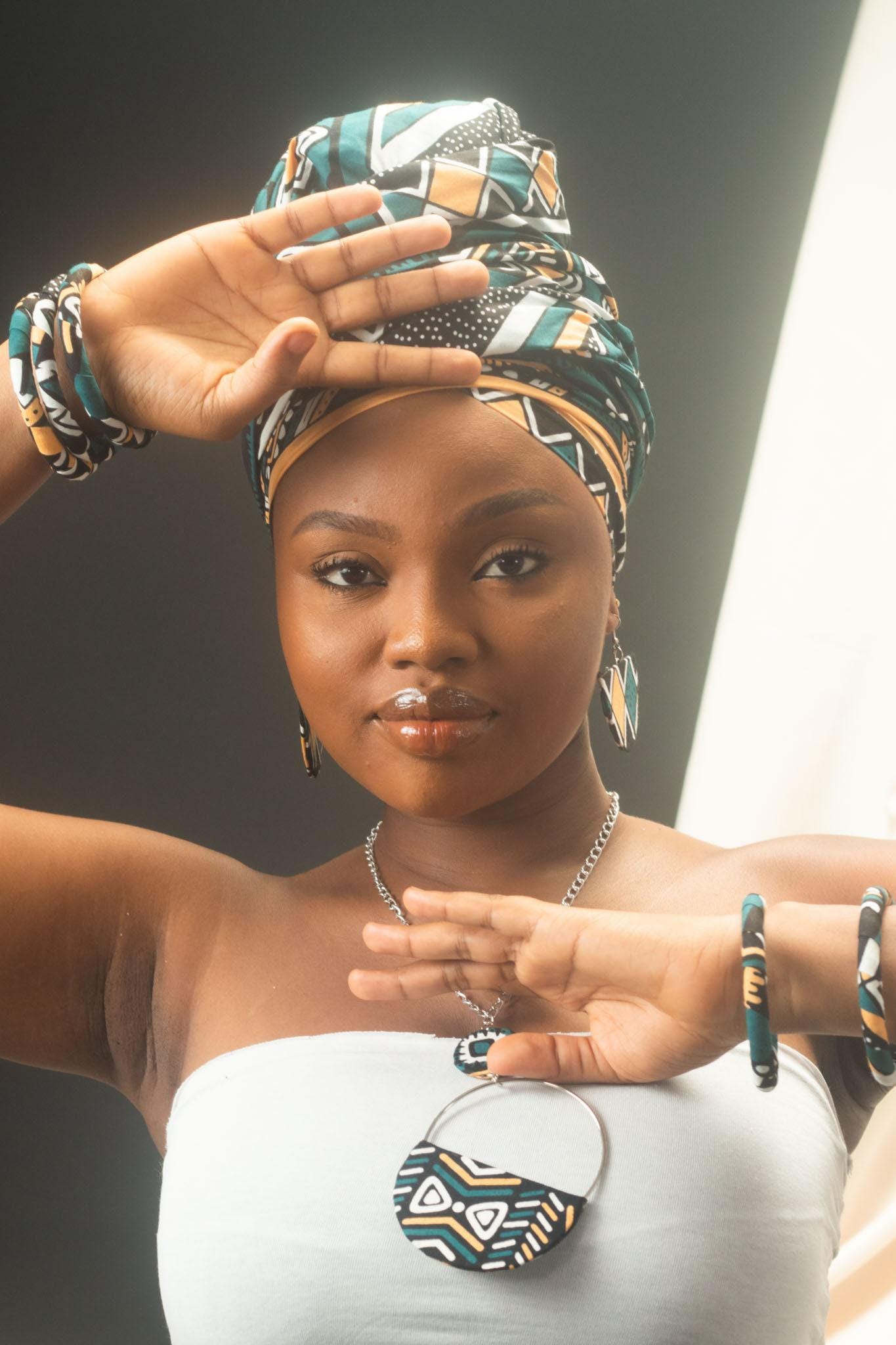 KIJANA Ankara Head Wrap — African print fashion by Naborhi
