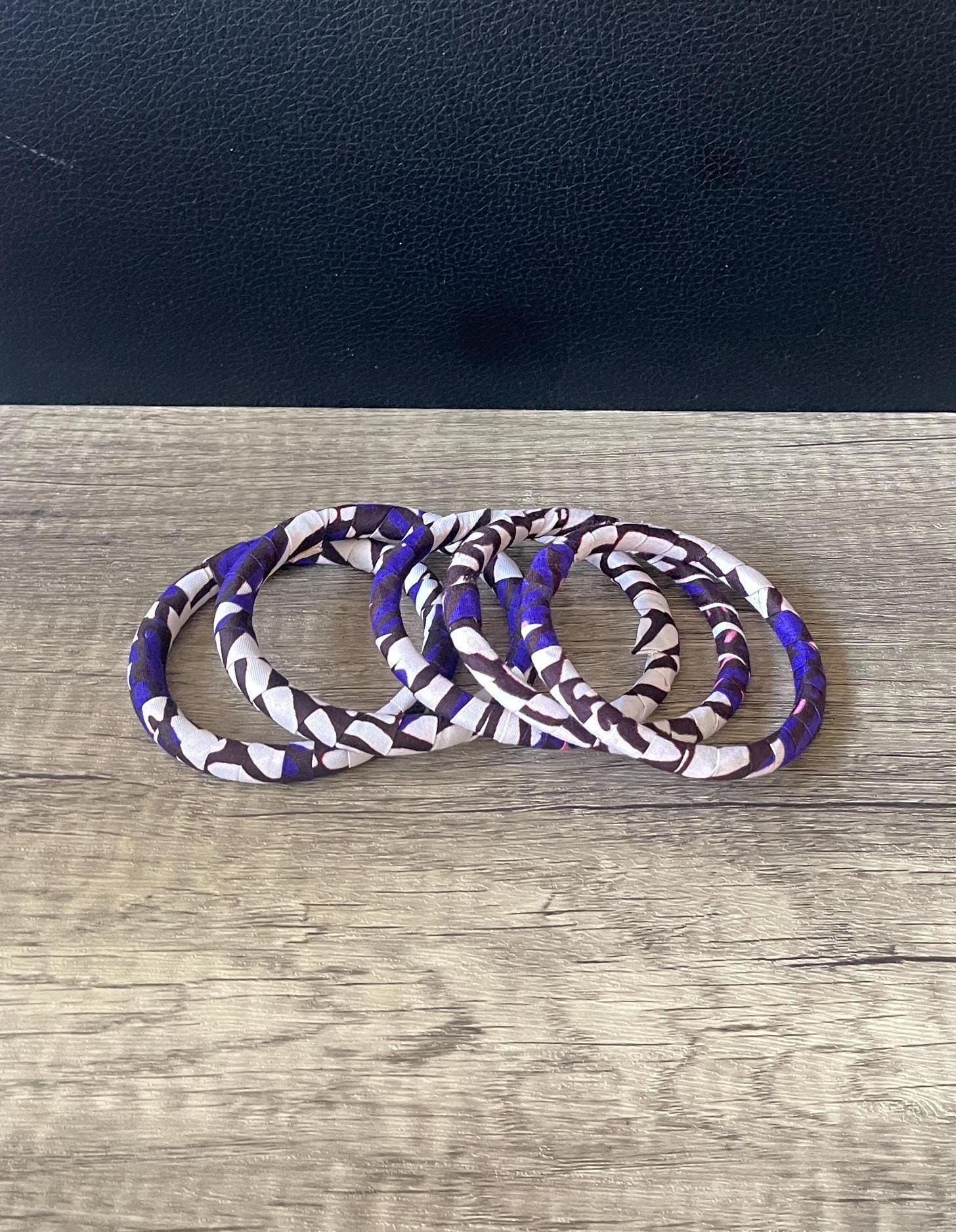 AKEYO Ankara Bangle Set — Naborhi African print collection