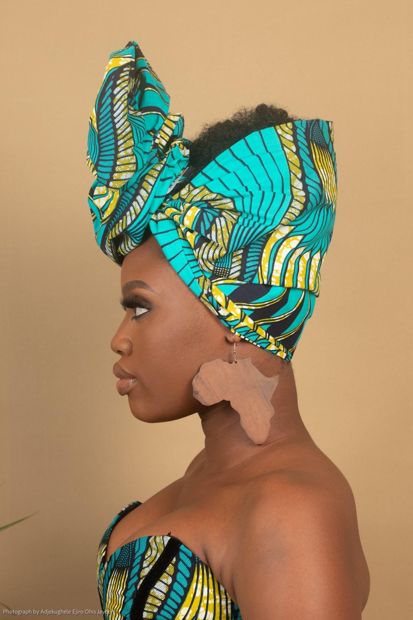 TEMI Ankara Head Wrap — African print fashion by Naborhi