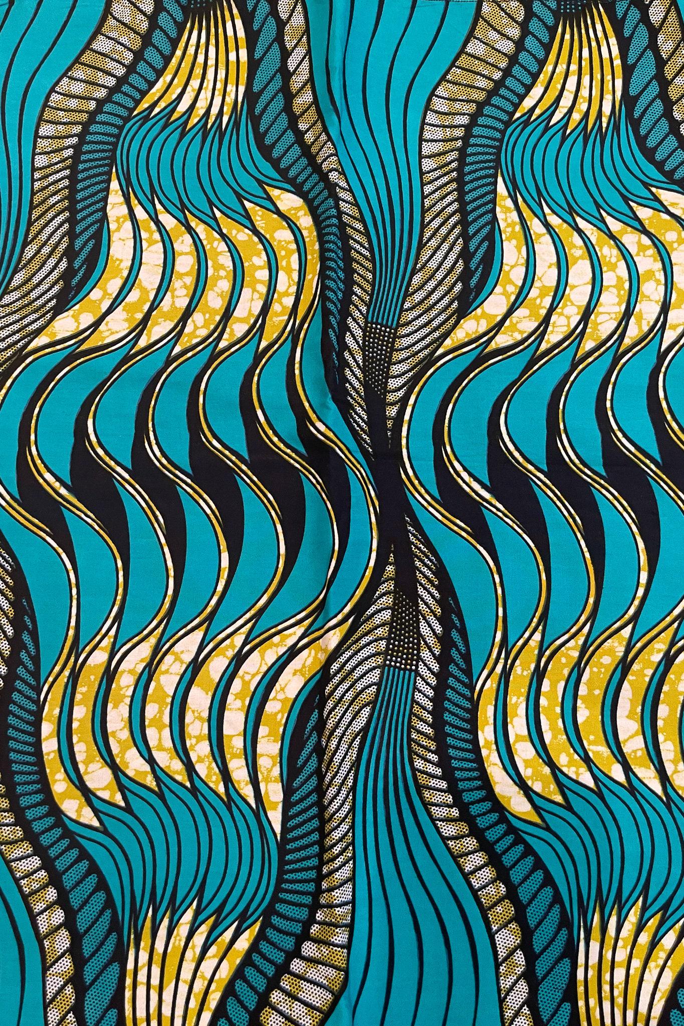 TEMI Ankara Head Wrap detail — handcrafted in Nigeria by Naborhi