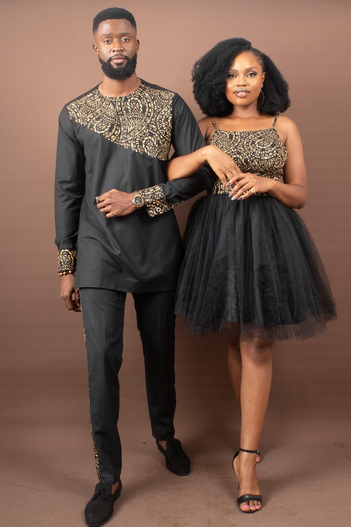 GBEMI African Senator Suit detail — handcrafted in Nigeria by Naborhi
