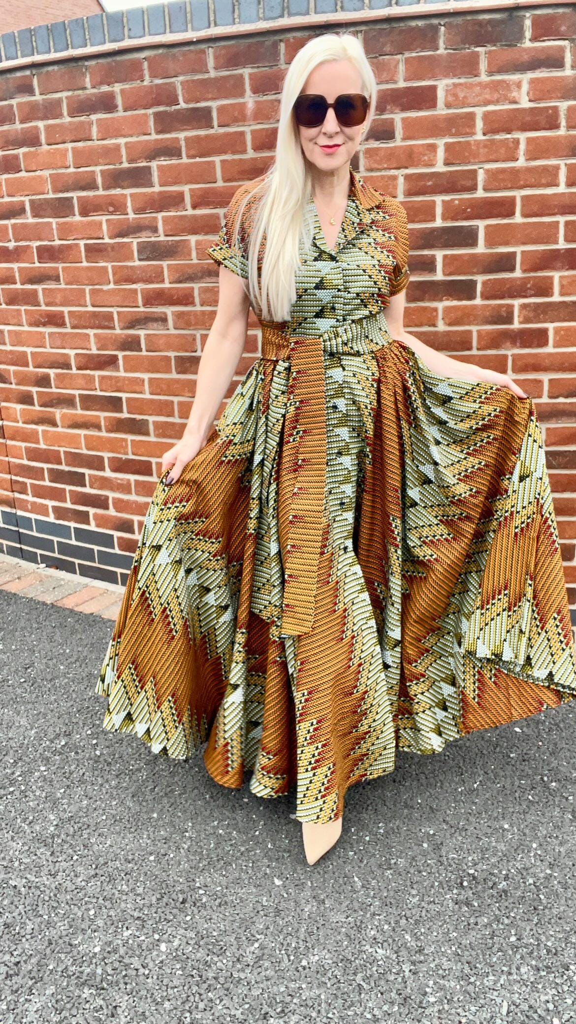 DELE Ankara Maxi Dress — made to order African print dress | Naborhi