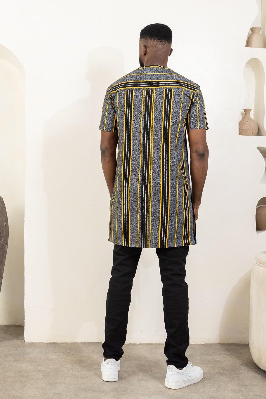 ZANO Ankara Tunic Shirt — men's African print clothing by Naborhi