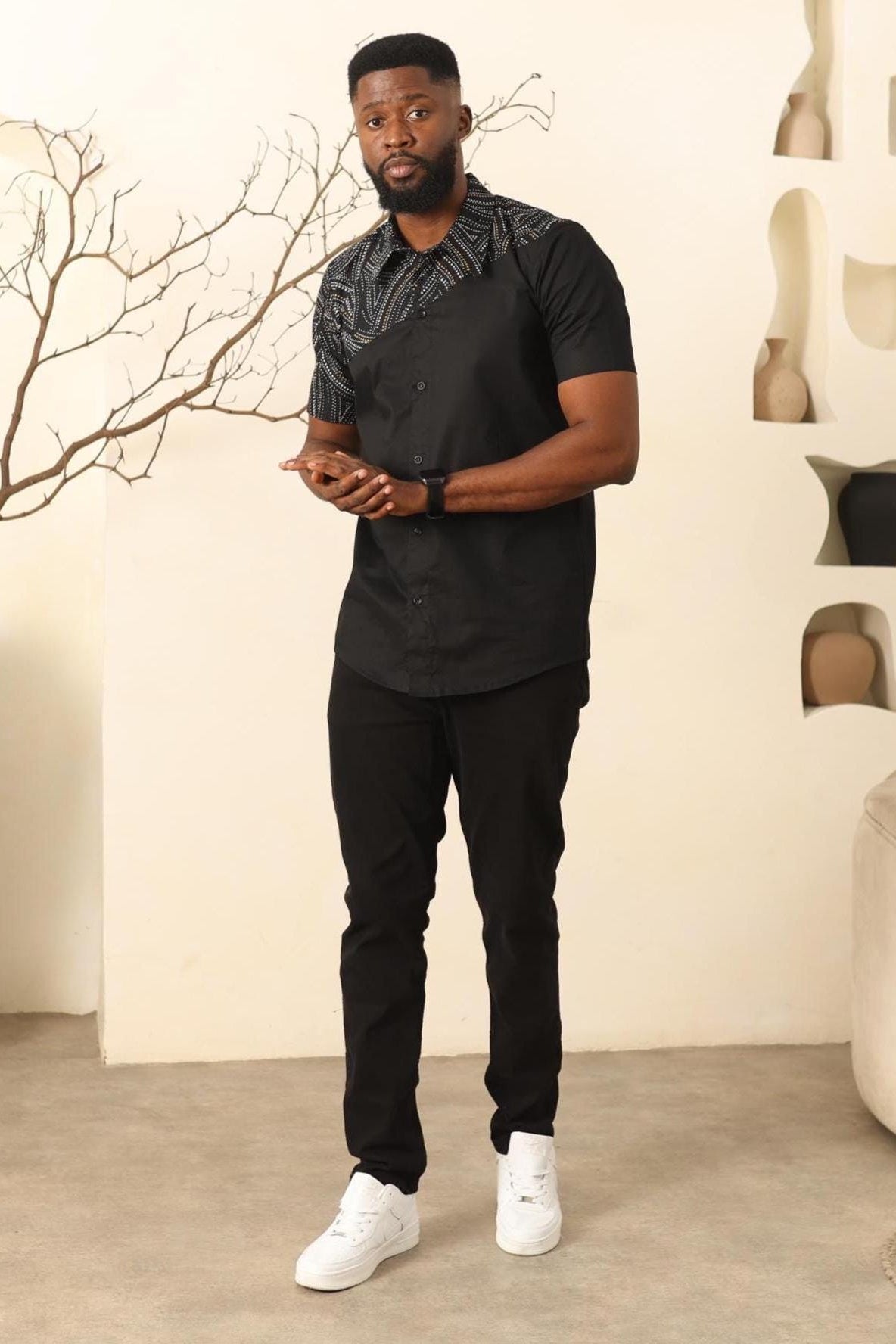 ENITAN Ankara Shirt — African print shirt by Naborhi