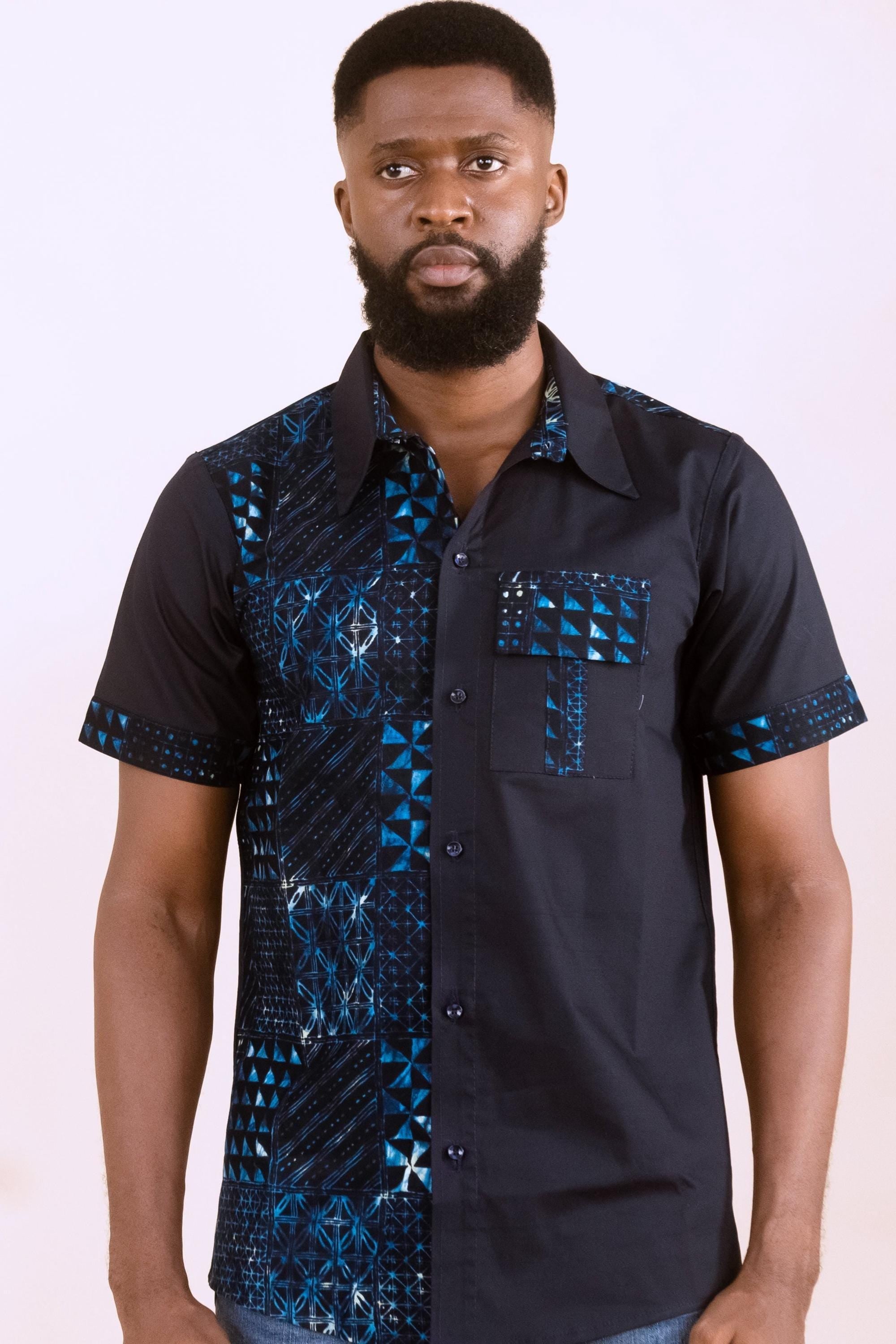 ZANE Ankara Shirt — men's African print clothing by Naborhi