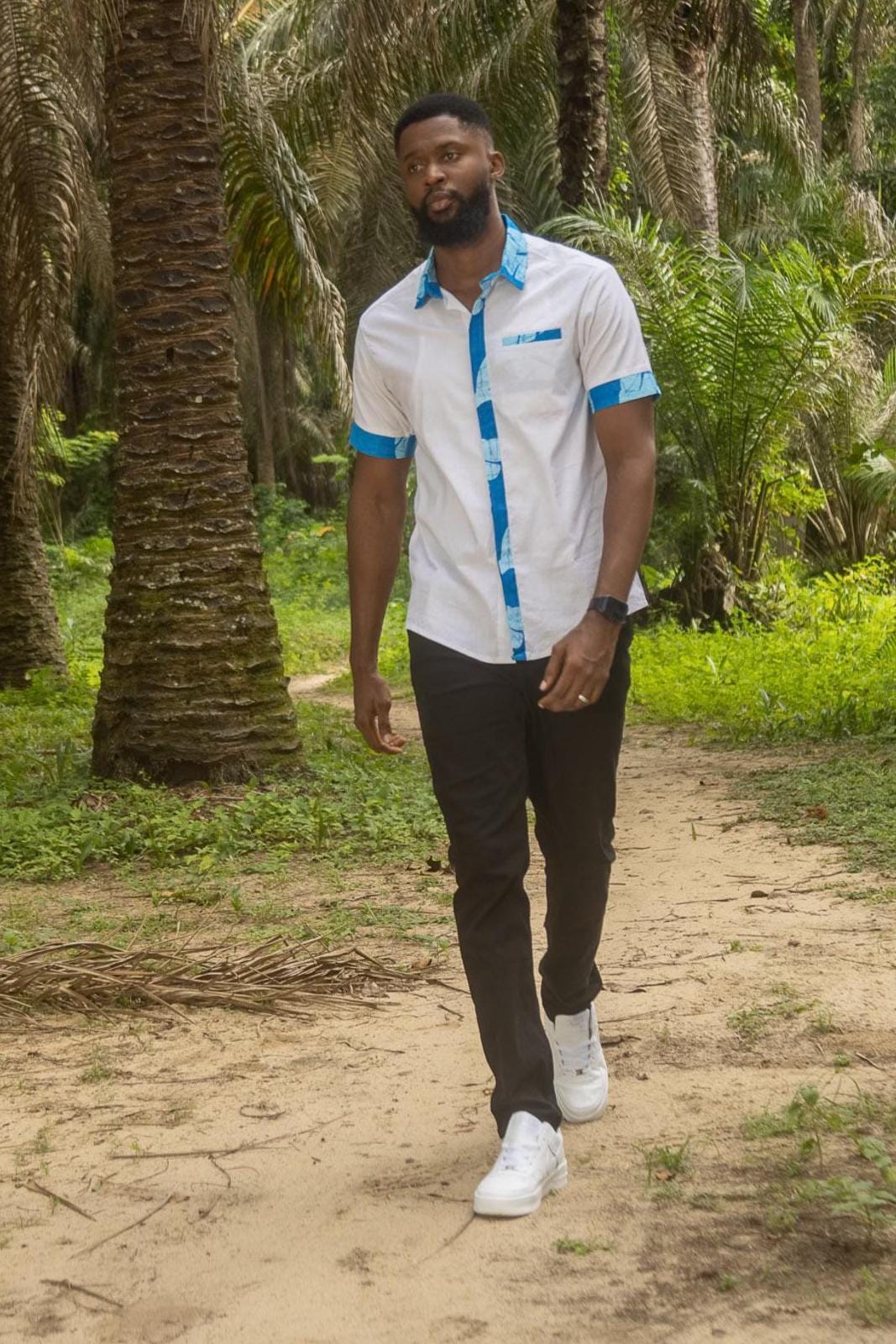 RUWA Ankara Shirt — African print shirt by Naborhi