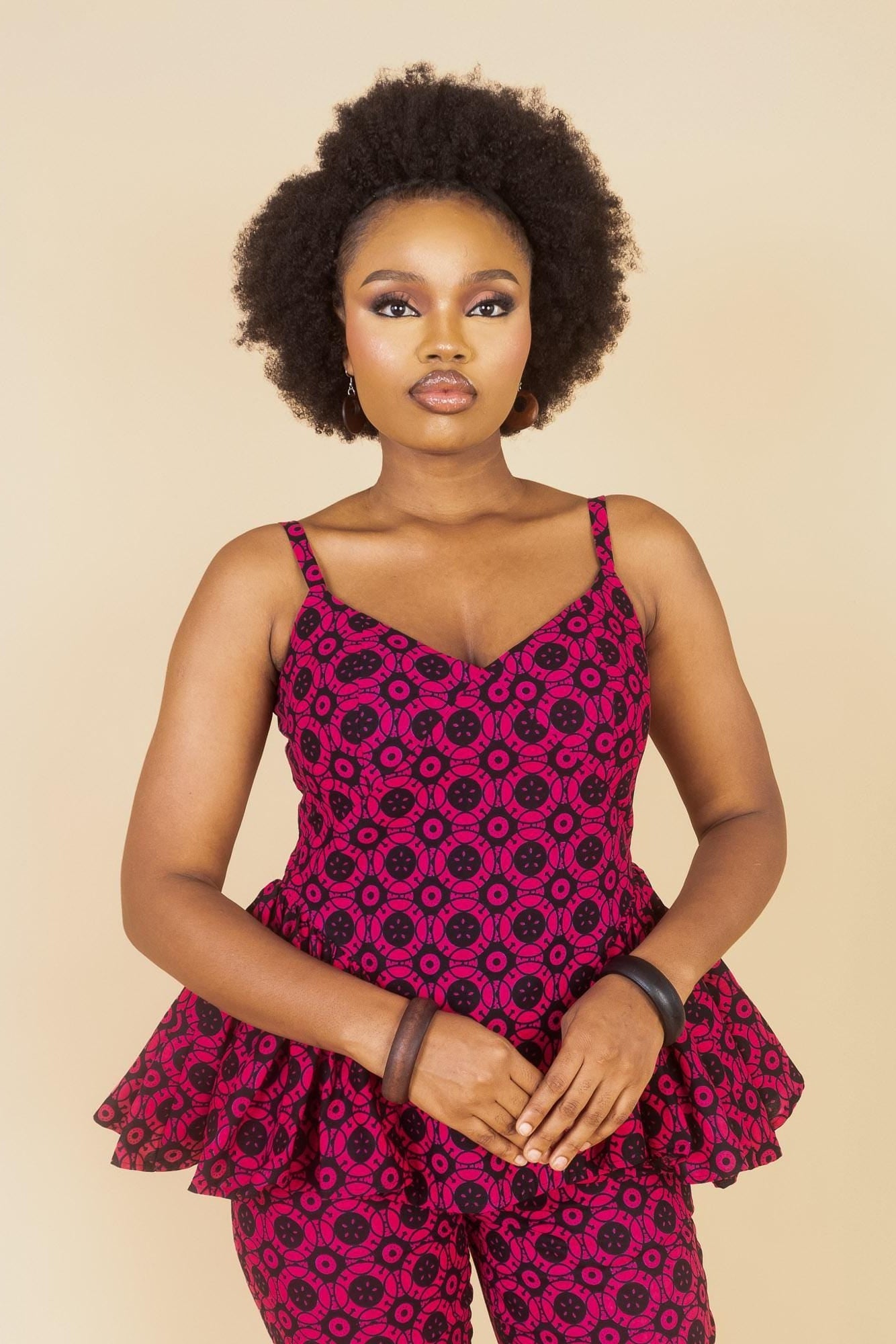 KEYAH Ankara Peplum Top — Naborhi African print collection