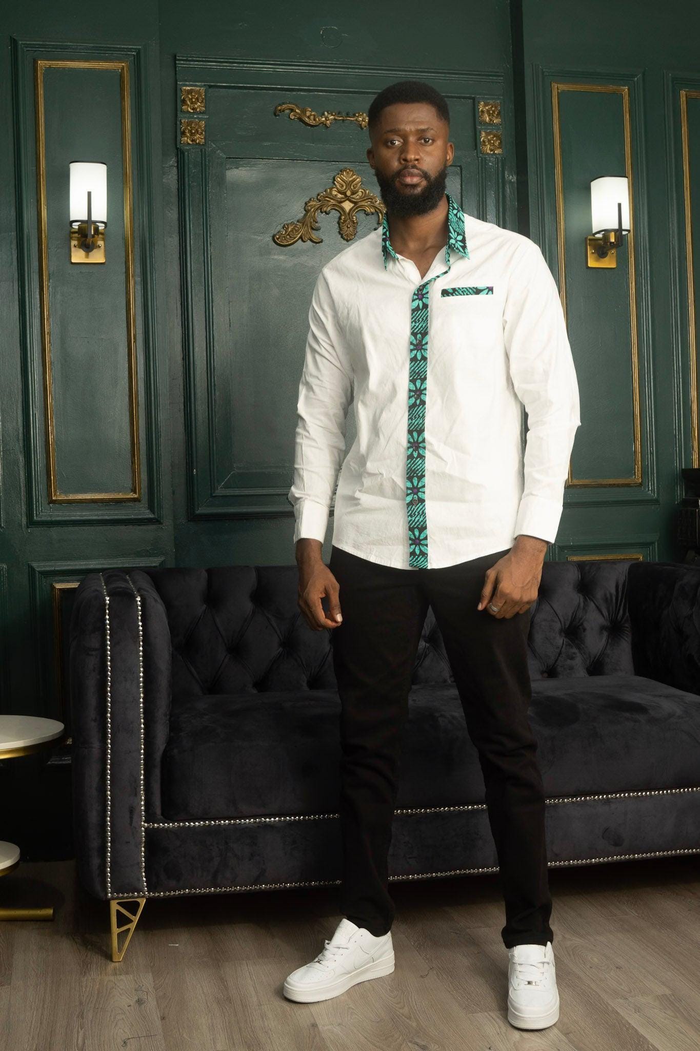 TAJI Ankara Shirt — African print shirt by Naborhi