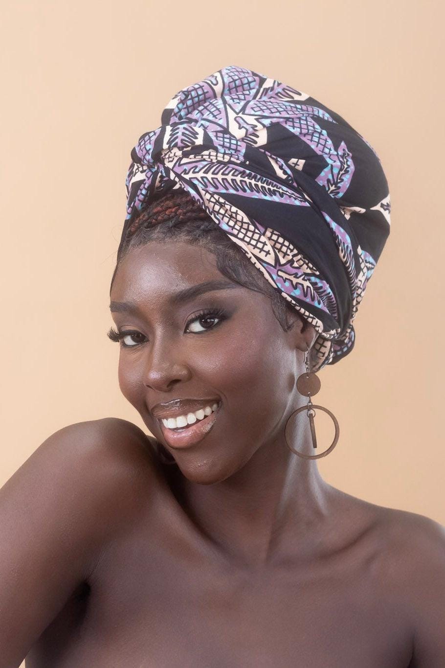 MBALI Ankara Head Wrap — African print head wrap by Naborhi