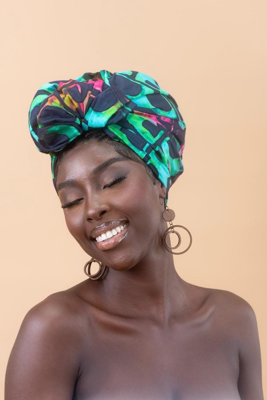 KESANDU Ankara Head Wrap — African print fashion by Naborhi