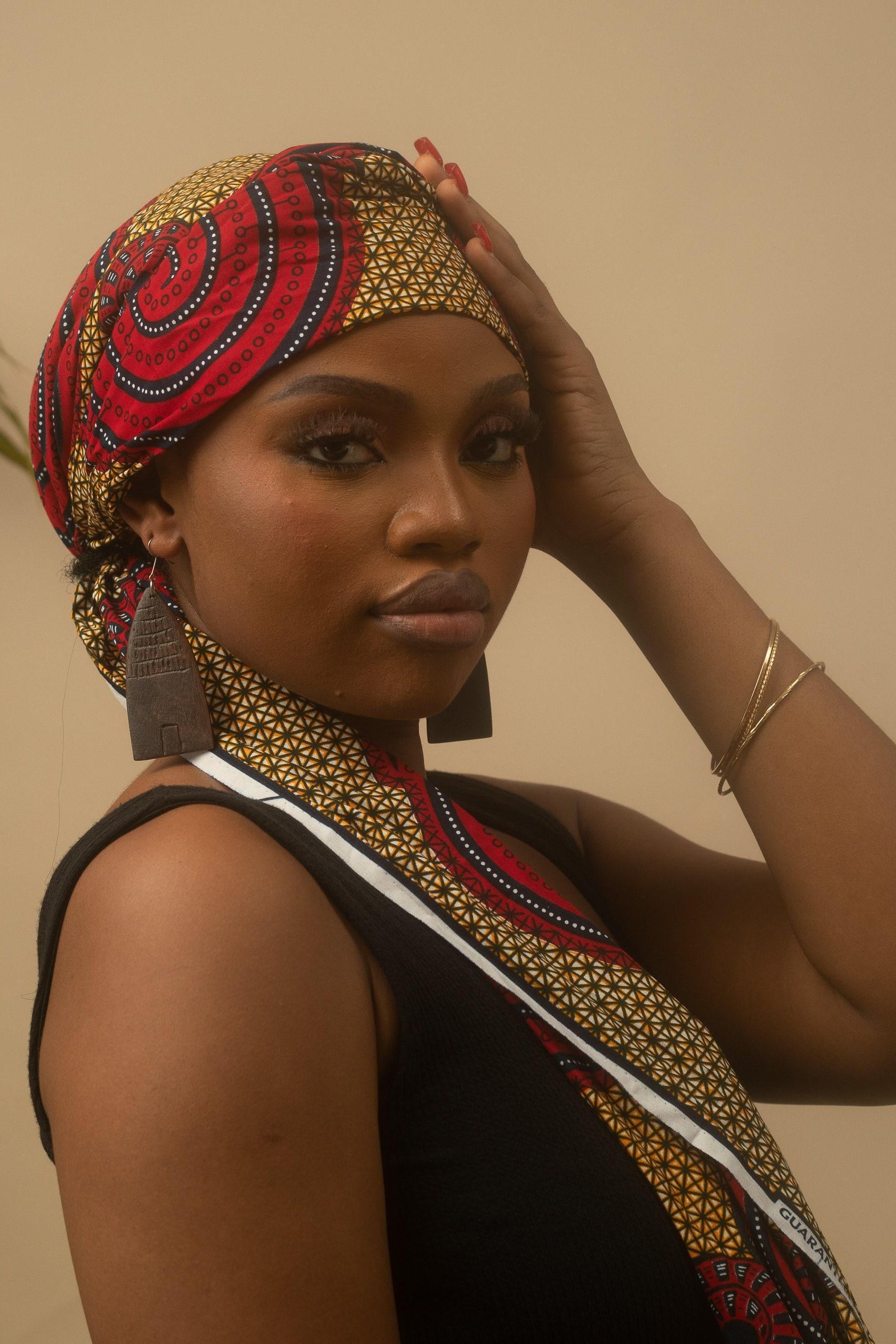 KIANGA Ankara Head Wrap — African print head wrap by Naborhi