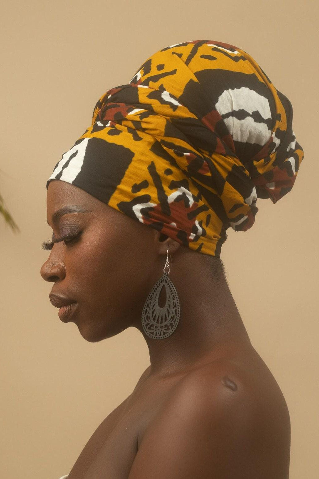 ENZI Ankara Head Wrap — African print fashion by Naborhi