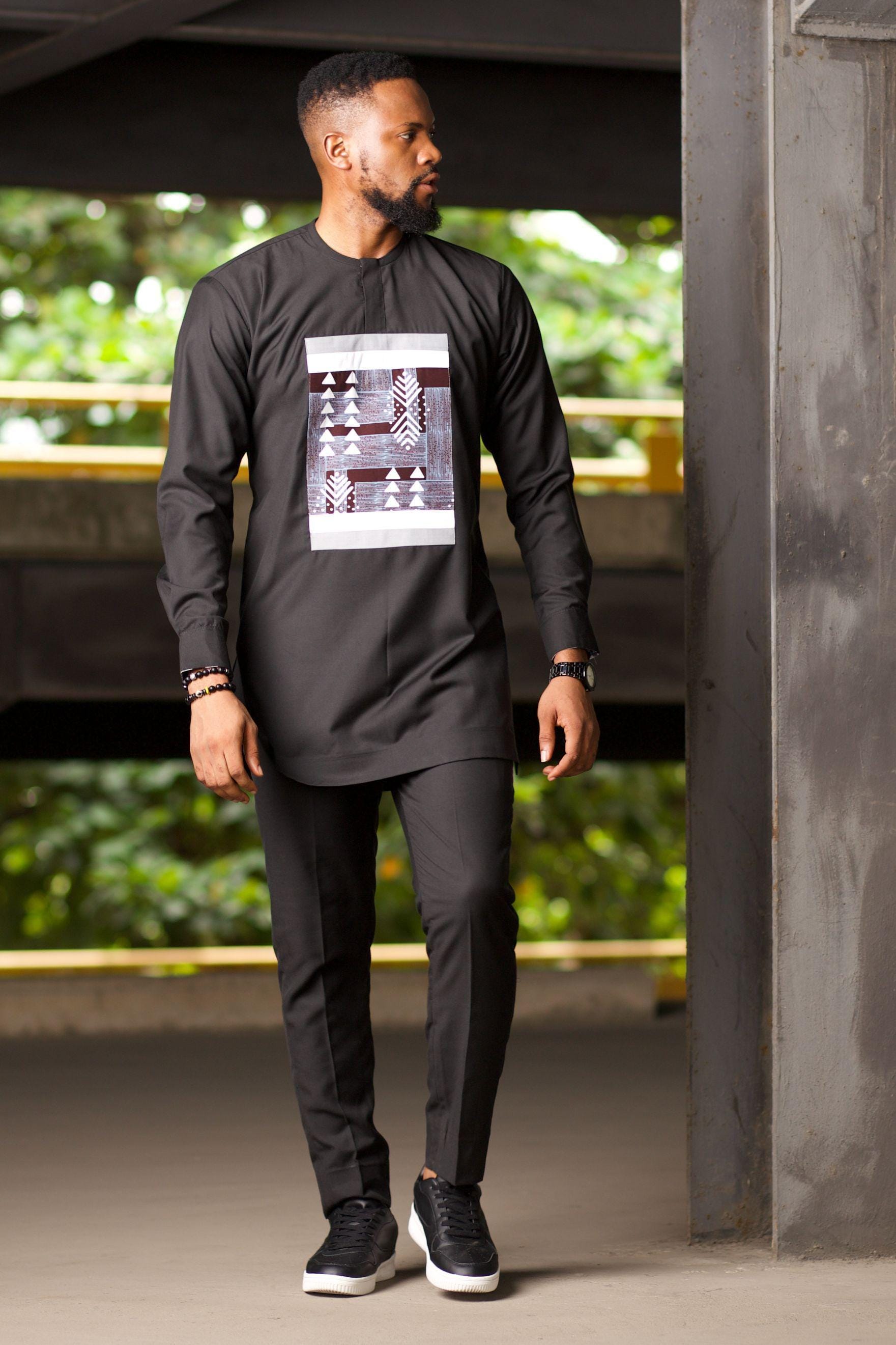 BERHANE Senator Long Sleeve Shirt — African shirt by Naborhi