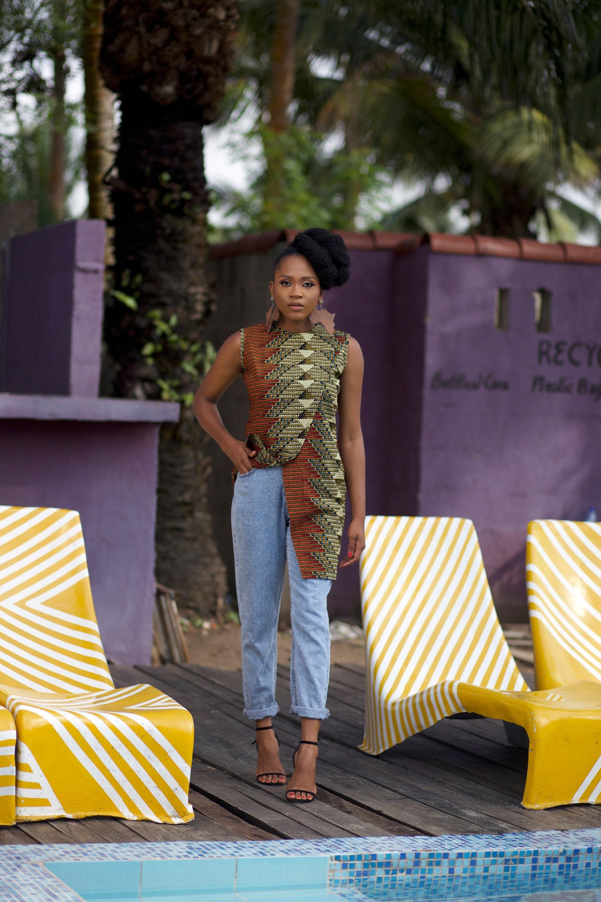 DELE Ankara Tunic Top — Naborhi African print collection