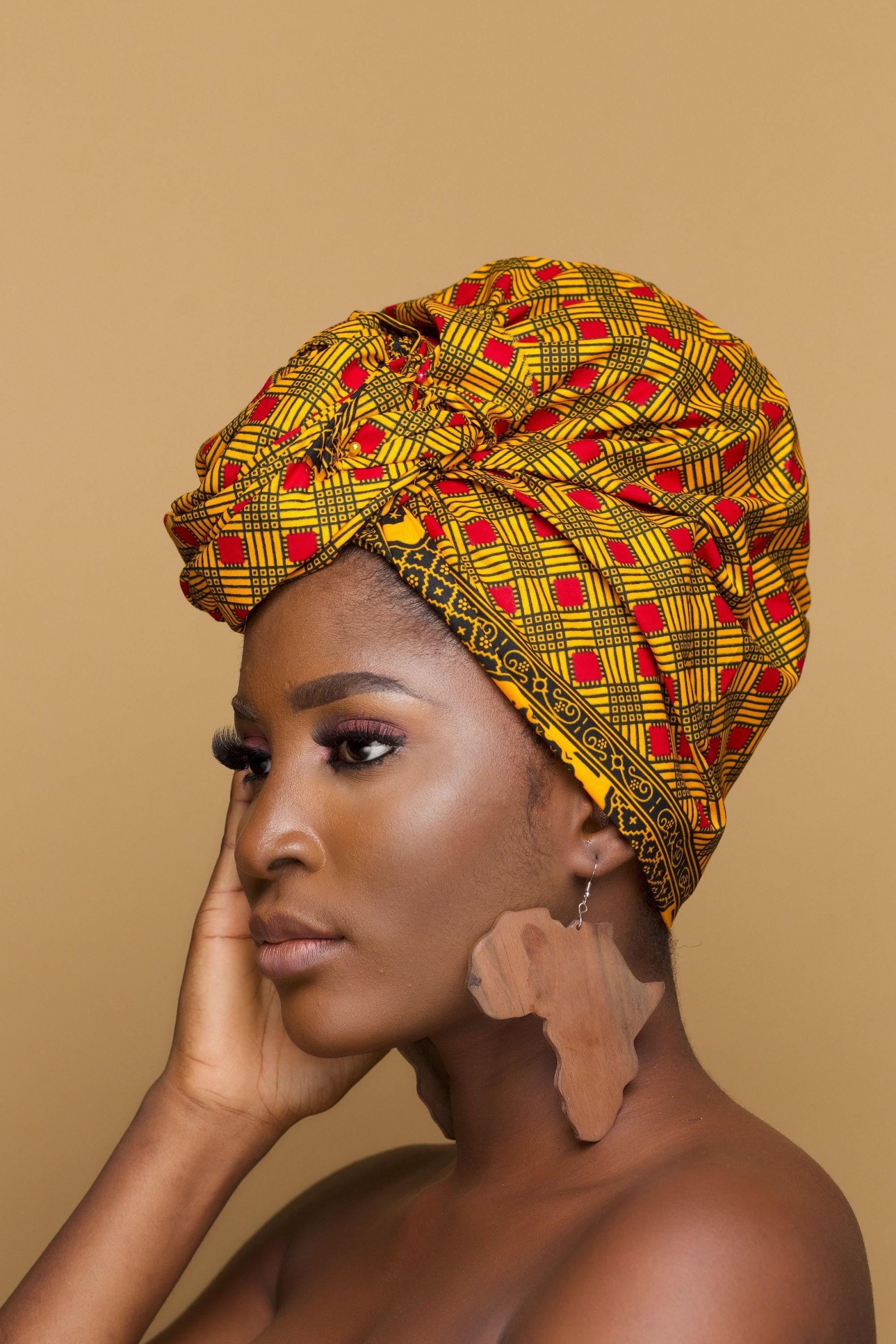 AYANDA Ankara Head Wrap — African print fashion by Naborhi